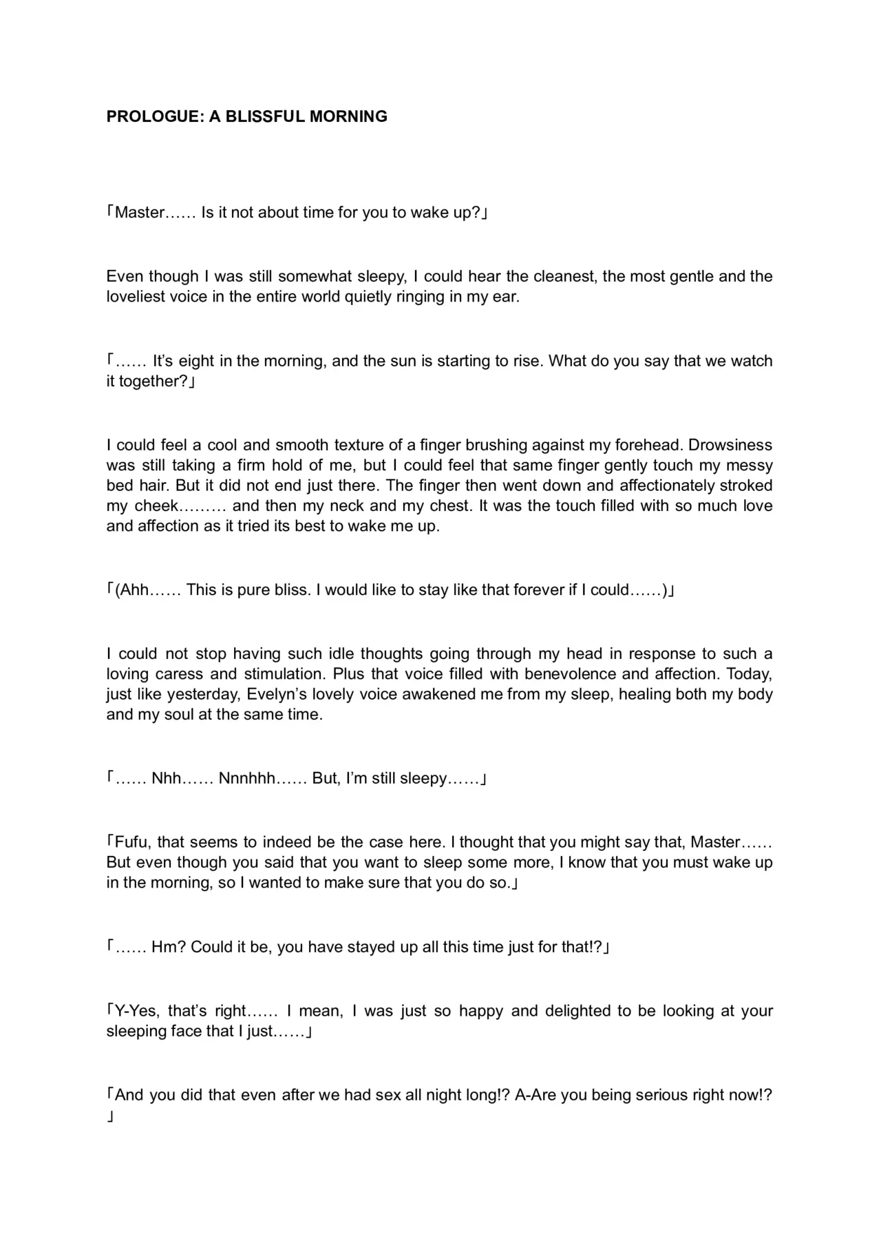 [Wachi Madoka, Aoi Nagisa, Rene] Welcome to the Forest of Lewd Elves ~Modern Life While Being Served by An Obedient, Busty Dark-Skinned Elf~ Prologue - Page 2