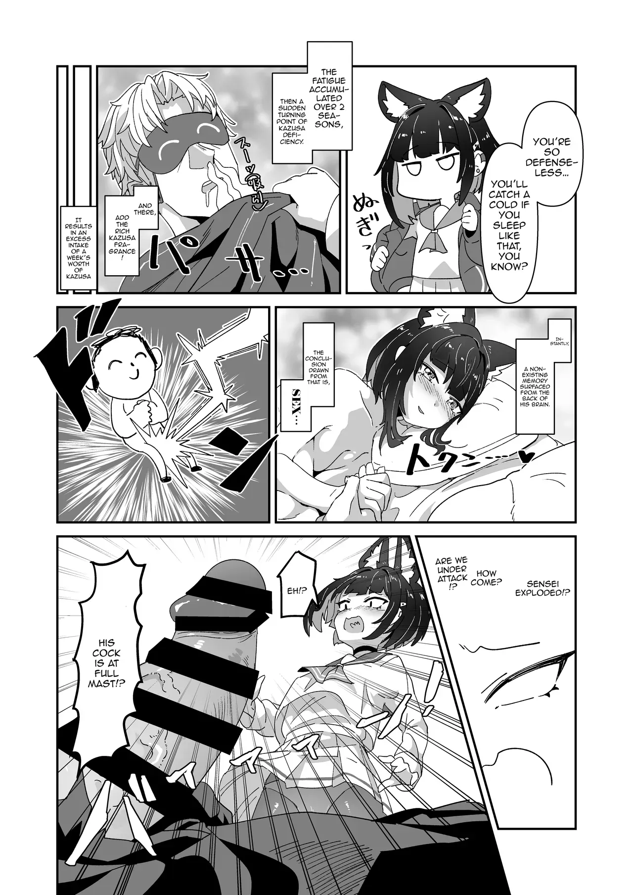 [Yakitobi (Kamoshika)] Kinyoubi no Neko | Friday Cat (Blue Archive) [English] {Doujins.com} [Digital] - Page 3