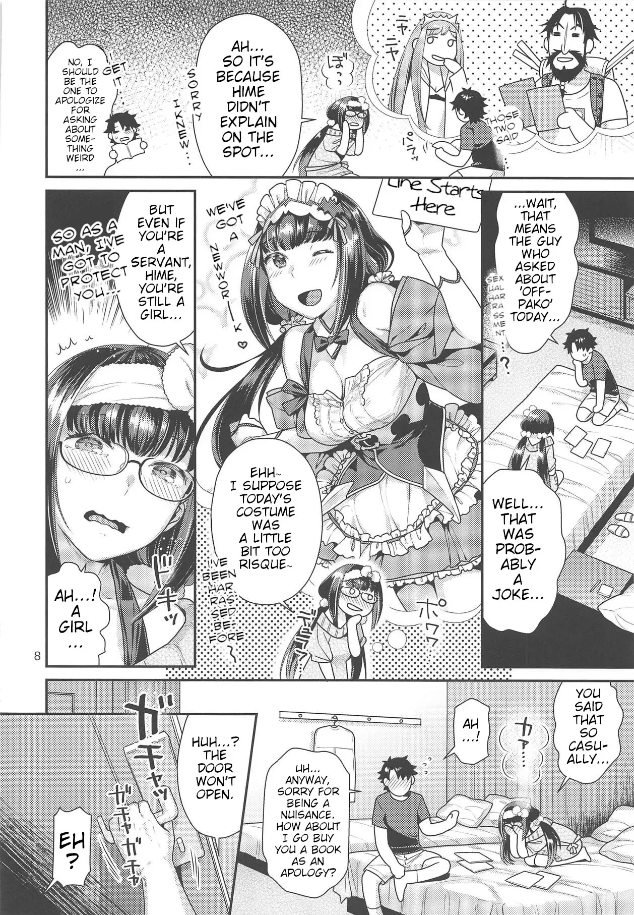 (COMIC1☆15) [Nekomataya (Nekomata Naomi)] Maid Cos Osakabehime to Off-Pako Suru Hon | Having Off-Pako With Maid Cos Osakabehime Book (Fate/Grand Order) [English] - Page 7