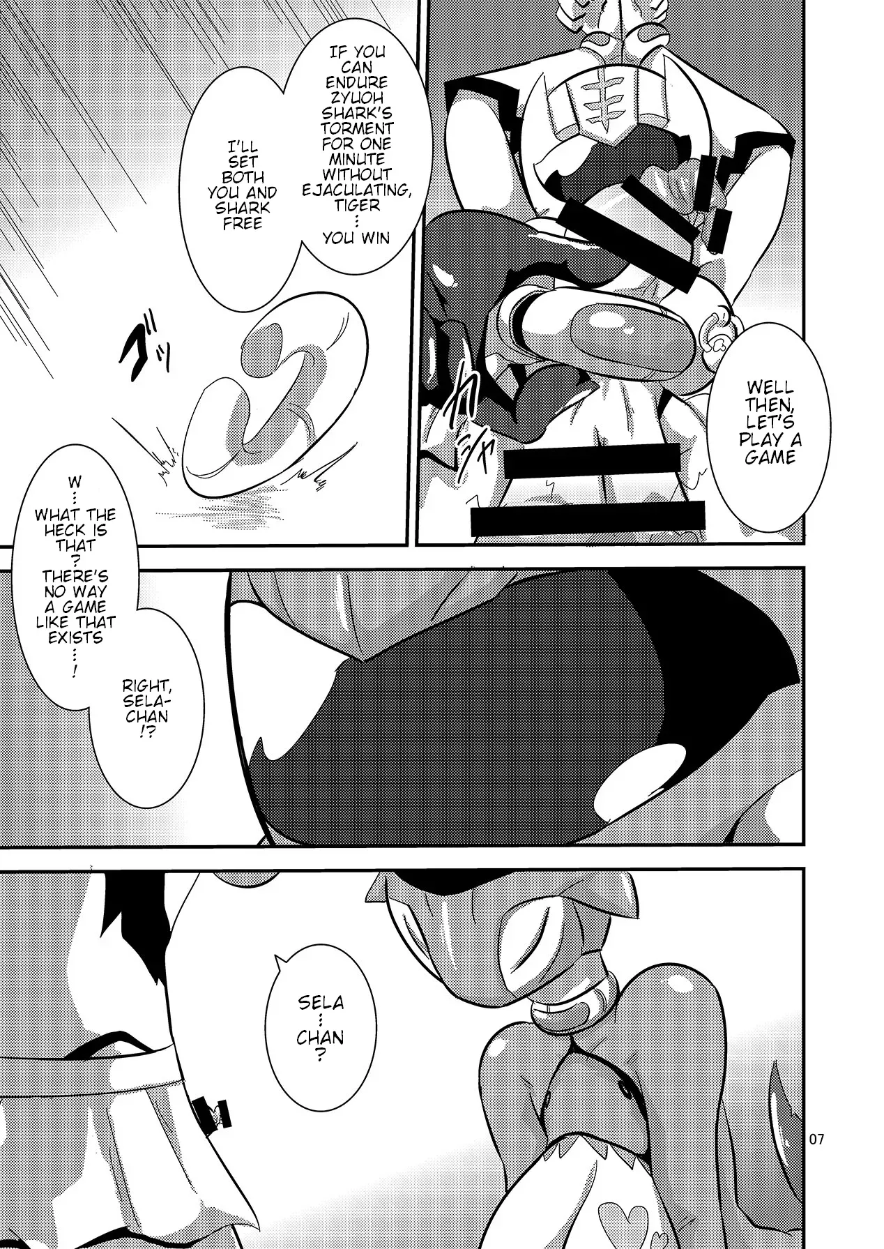 [Mugen Mountain (Buster)] Doubutsu Sentai Heroine Futanari Kaizou Kairaku Ochi Game 2 (Doubotsu Sentai Zyuohger) [English] [Digital] - Page 8