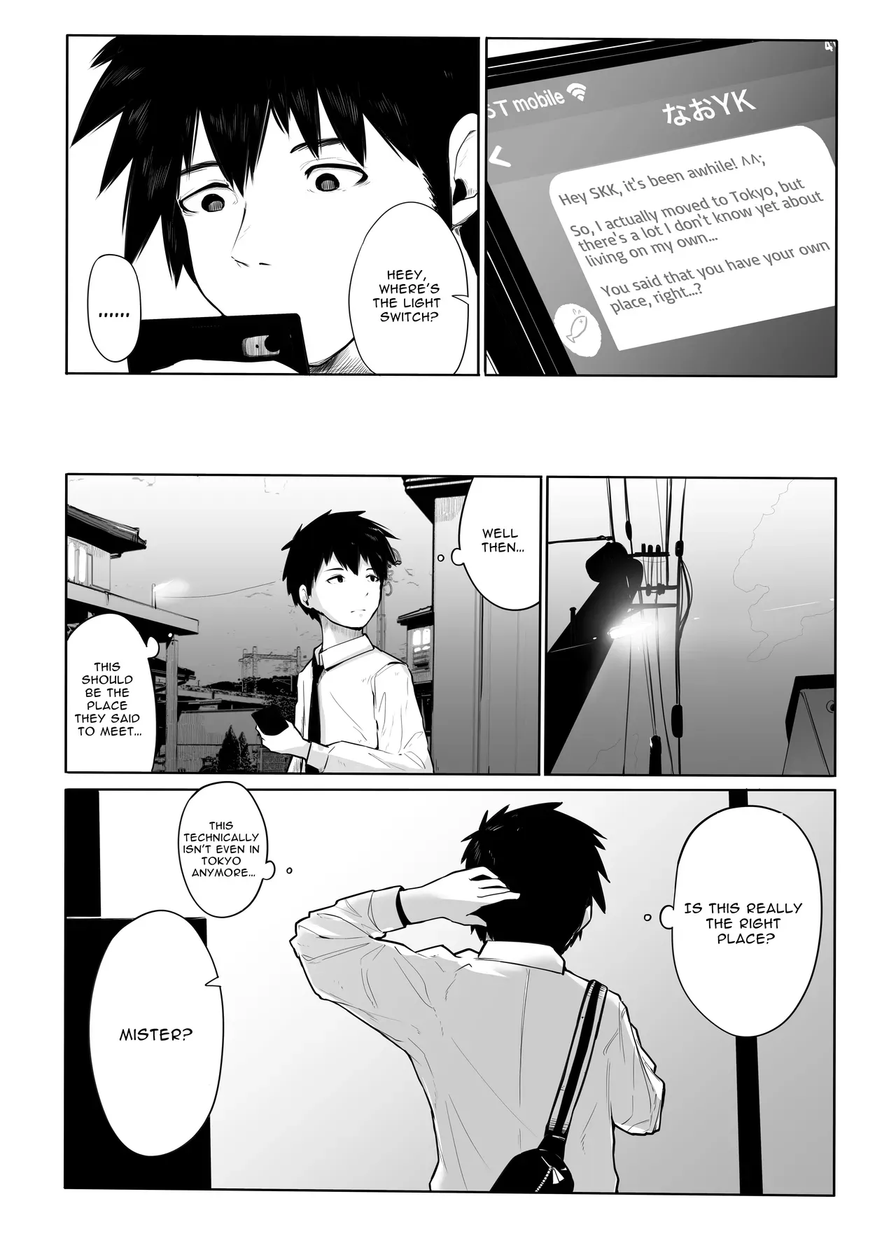 [Studio Minatomachi (Ebiten)] Joukyou Otokonoko o Wakaraseru | Crossdressing Pretty Boy Taught a Lesson About Sex in the Big City [English] - Page 5