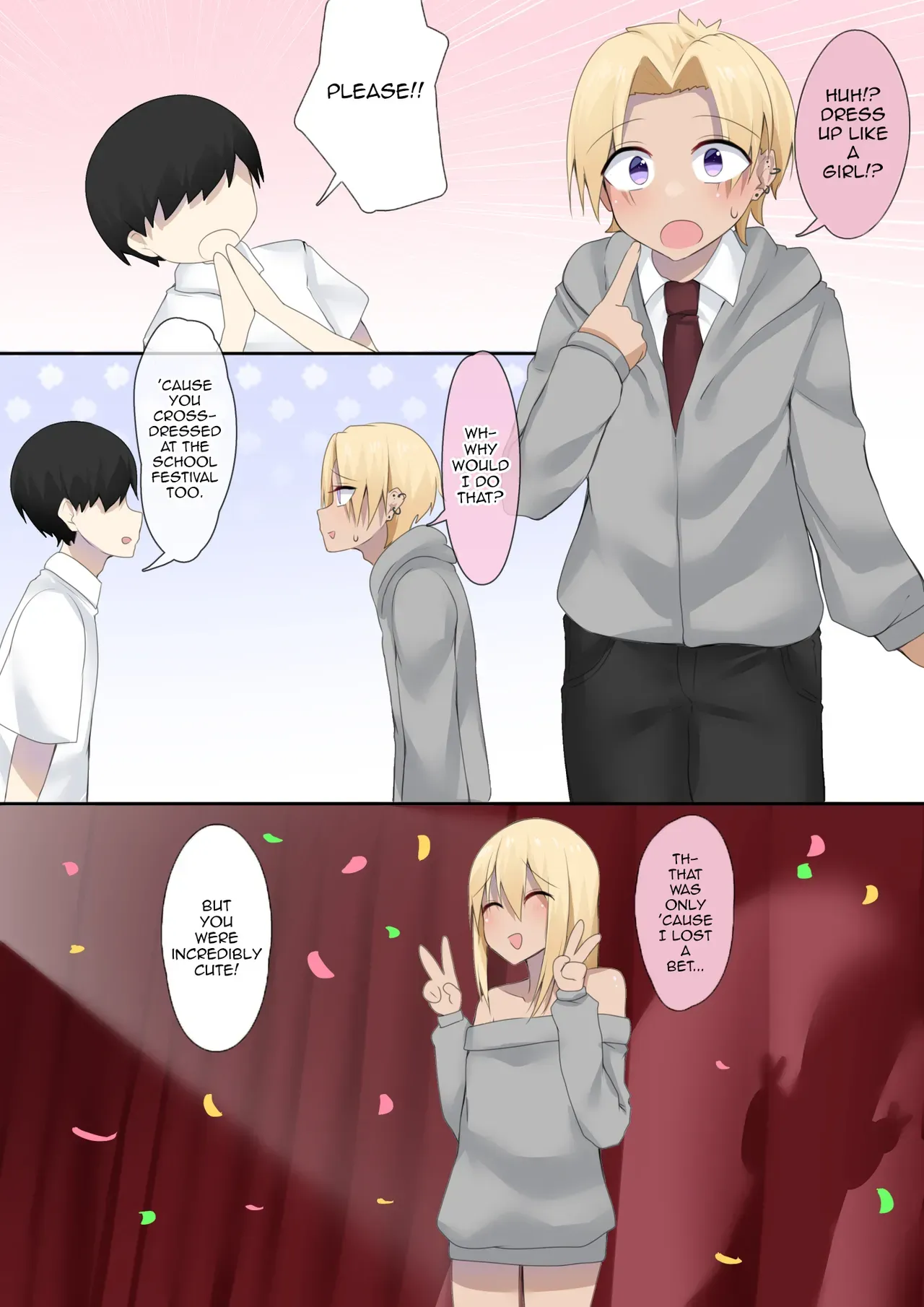 [Wanwan Bakufu (Kitajima Yuuki)] Otaku-kun no Tame nara Josou mo Suru! [English] [mysterymeat3] - Page 2