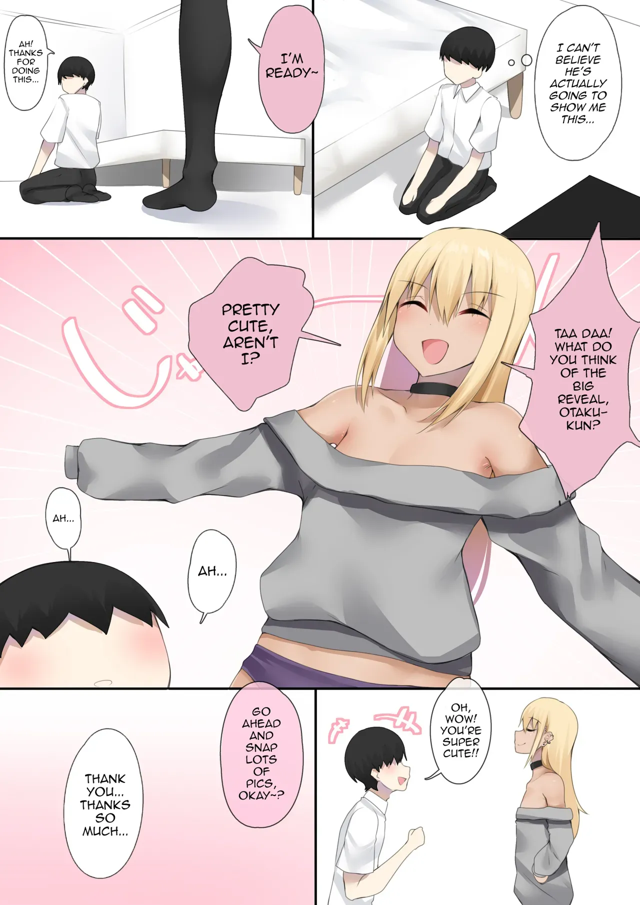 [Wanwan Bakufu (Kitajima Yuuki)] Otaku-kun no Tame nara Josou mo Suru! [English] [mysterymeat3] - Page 4