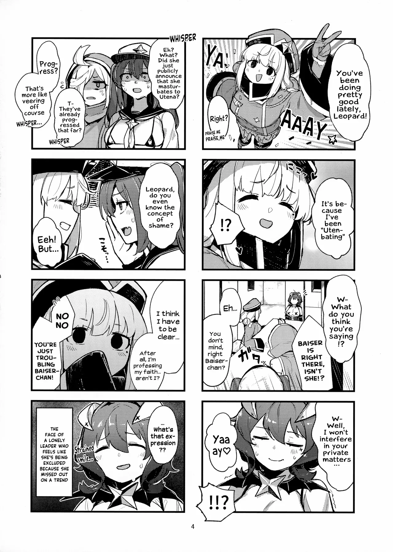 (C104) [Jorinori Nogii (Aimitsu)] Takaraka ni Ute ni ~ | Loudly Utenbating (Mahou Shoujo Ni Akogarete) [English] [Hikari no Kaze] - Page 4
