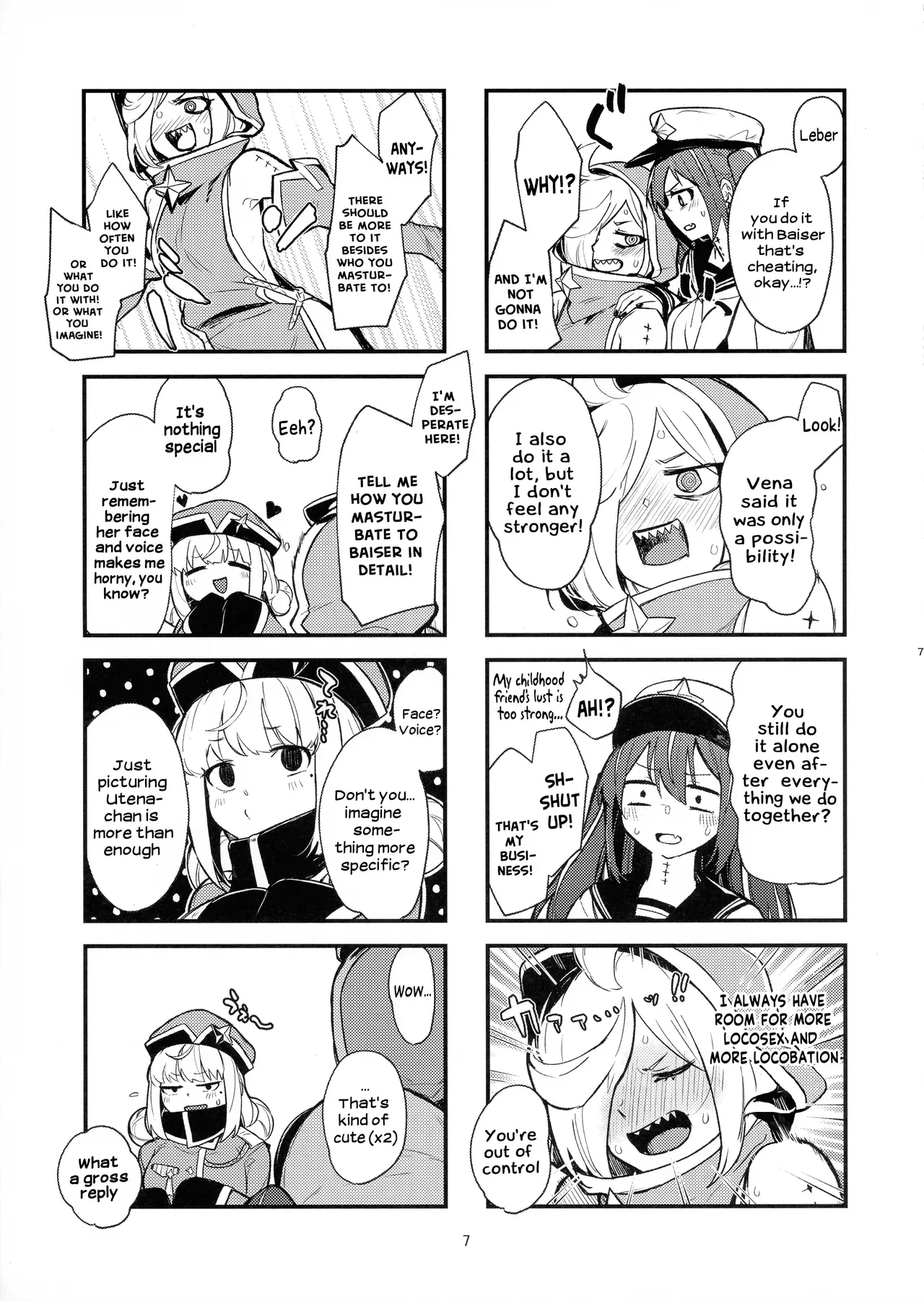 (C104) [Jorinori Nogii (Aimitsu)] Takaraka ni Ute ni ~ | Loudly Utenbating (Mahou Shoujo Ni Akogarete) [English] [Hikari no Kaze] - Page 7