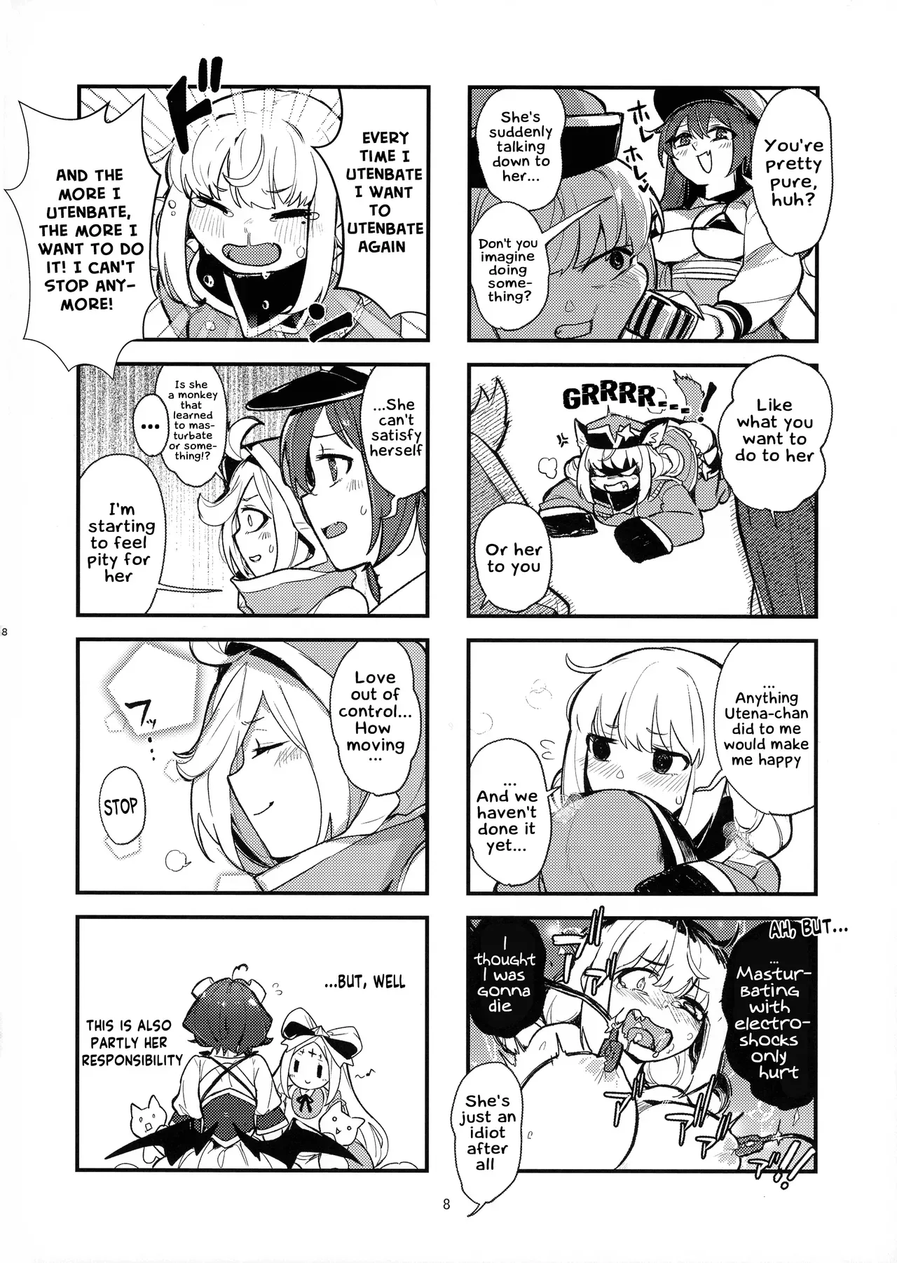 (C104) [Jorinori Nogii (Aimitsu)] Takaraka ni Ute ni ~ | Loudly Utenbating (Mahou Shoujo Ni Akogarete) [English] [Hikari no Kaze] - Page 8