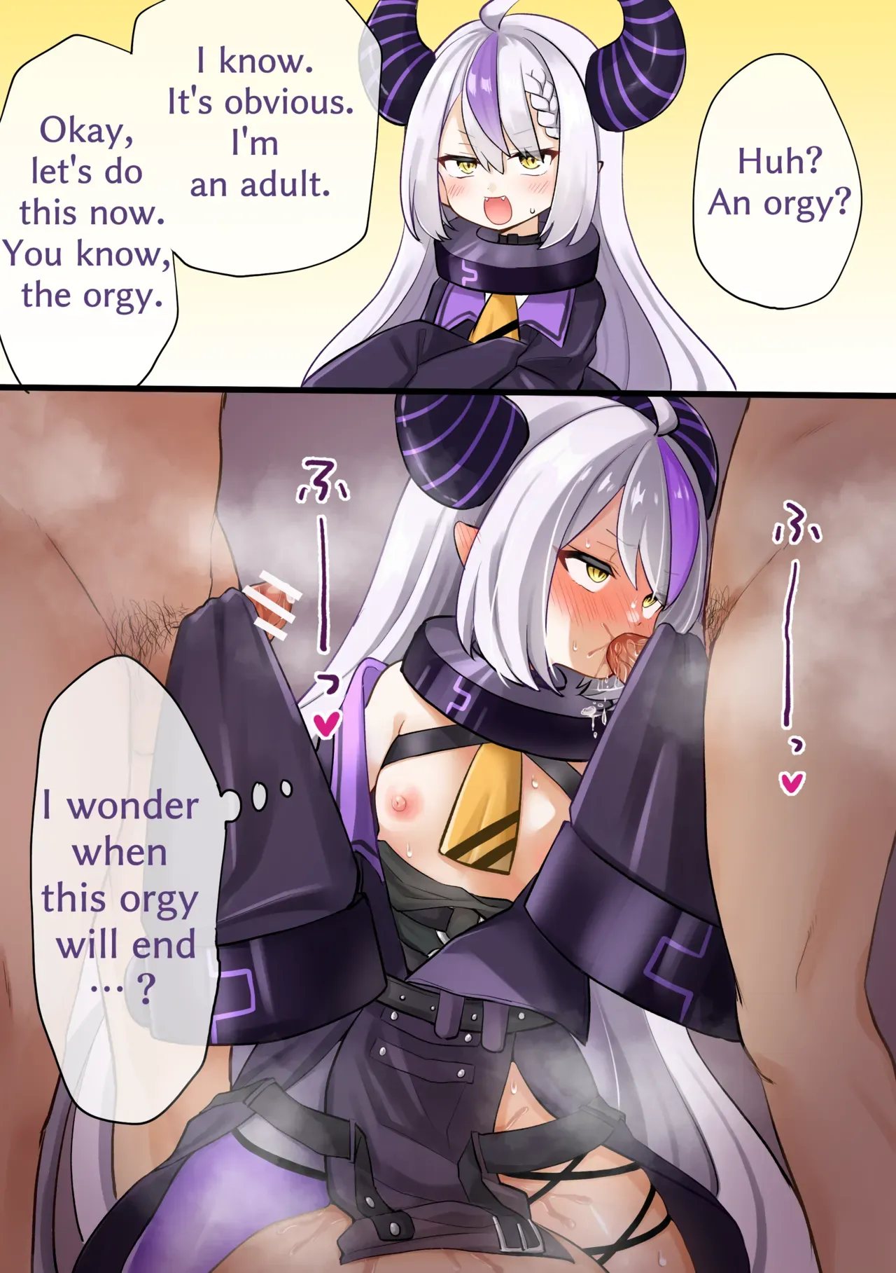 [Kokemomo] Senrei o Ukeru Laplus (Laplus Darknesss) [Japanese, English] - Page 3
