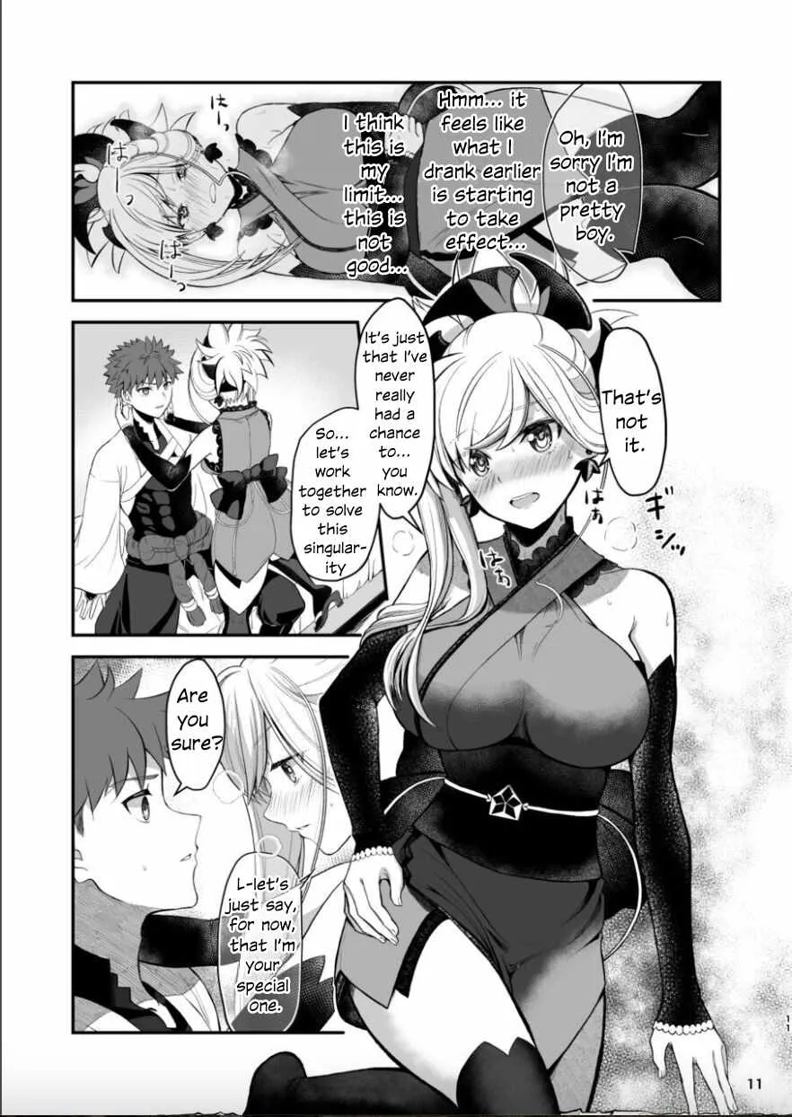 (C102) [Danbara dining hall (Nekohara Rurika)] Musashi-chan to Sex Shinaito Derenai Heya - A room you can't get out of unless you and Musashih avea se***. (Fate/Grand Order) [English] - Page 10