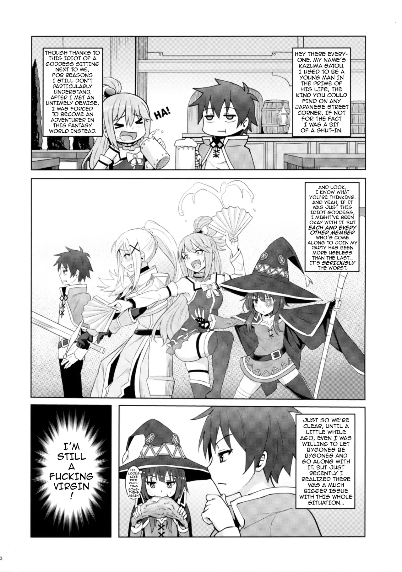 (C92) [COMEX (Zhen Lu)] Kono Daraku Shita Onna Kishi ni Syukufuku o! | God’s Blessings on This Corrupted Female Knight! (Kono Subarashii Sekai ni Syukufuku o!) [English] {darknight} [Decensored] - Page 5
