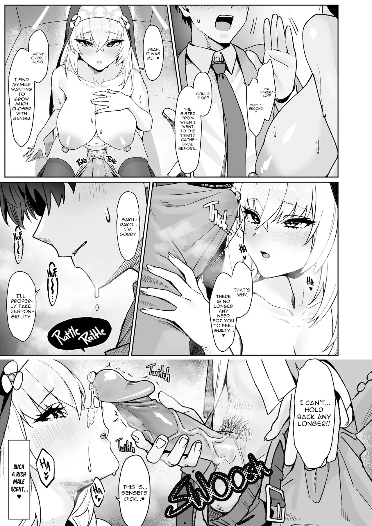 [Banana Pack (Kashou)] Ichijiku no Ha wa Ochite | A Fig Fallen To Immorality (Blue Archive) [English] [HORONYOI] [Decensored] [Digital] - Page 7