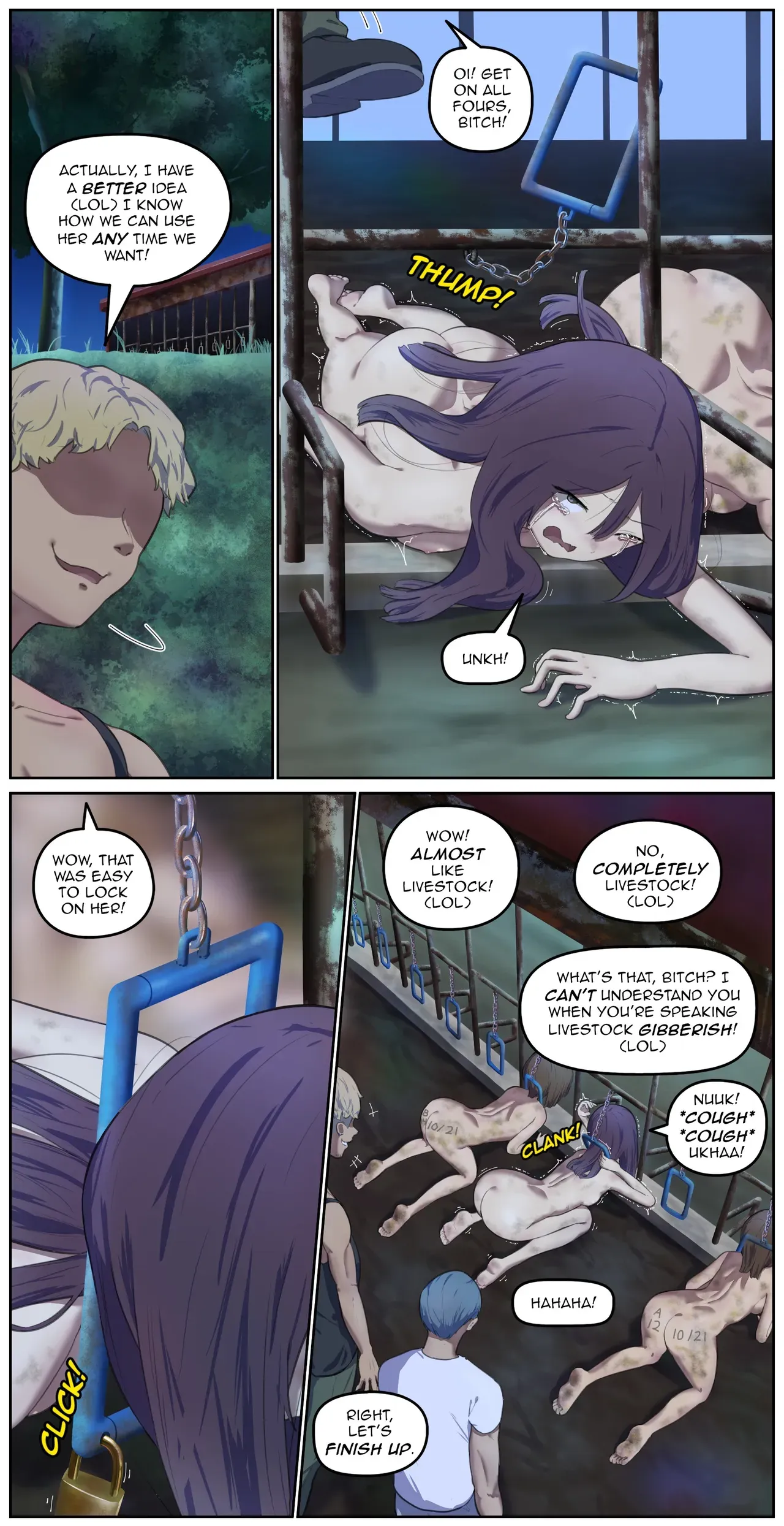 On the way home, at the barn at night part2 【Translated by kochakaden】 - Page 2