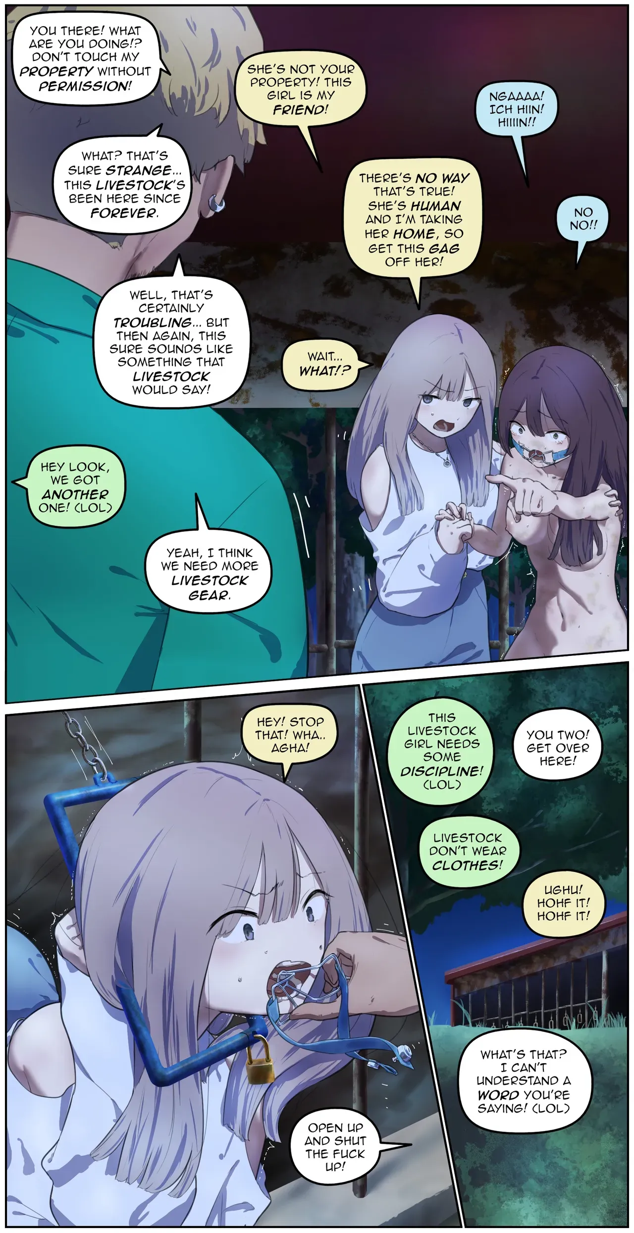 On the way home, at the barn at night part2 【Translated by kochakaden】 - Page 6