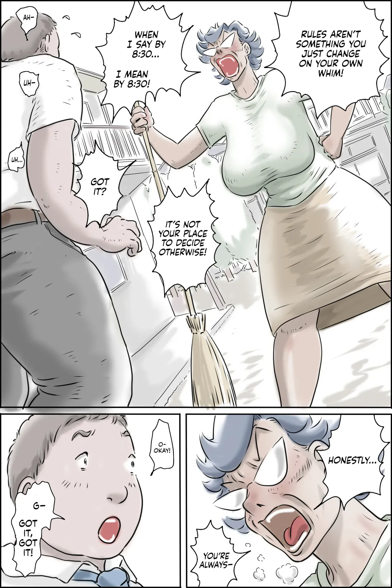 [Zenmai Kourogi] Ooya-san ga Yonderu -Mousou Dai Bakuhatsu Hen- | The Landlady Is Calling -Delusions Gone Wild- [English] [Sonarin迫] - Page 4