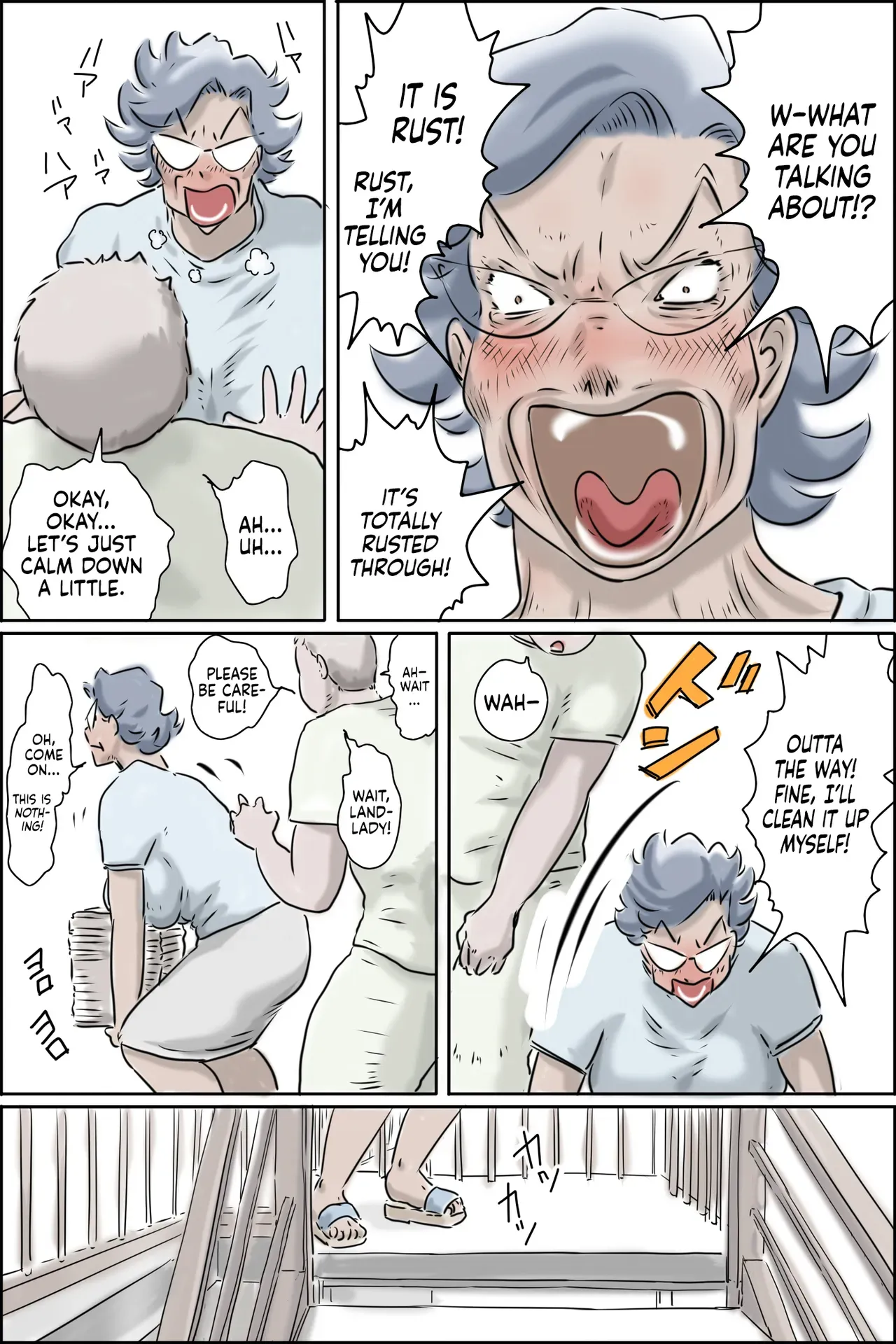 [Zenmai Kourogi] Ooya-san ga Yonderu -Mousou Dai Bakuhatsu Hen- | The Landlady Is Calling -Delusions Gone Wild- [English] [Sonarin迫] - Page 9
