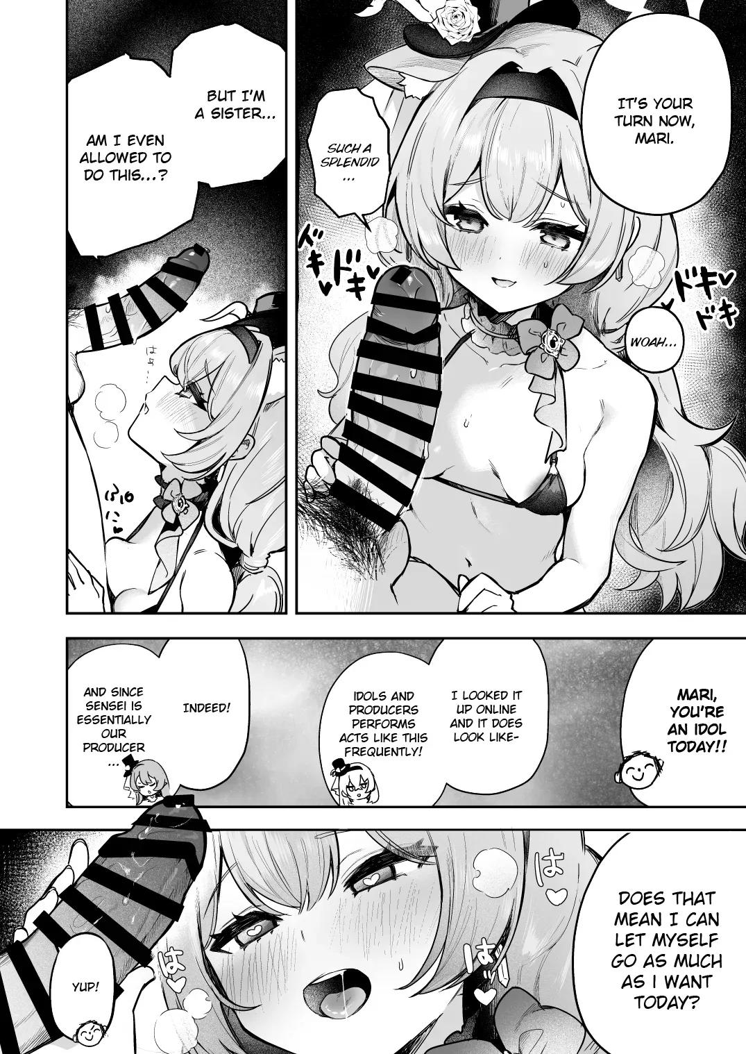 [N7747, MASKDO (Isegawa Yasutaka, Masco)] Dokidoki Idol Lesson (Blue Archive) [English] [Literally Starving] [Digital] - Page 5
