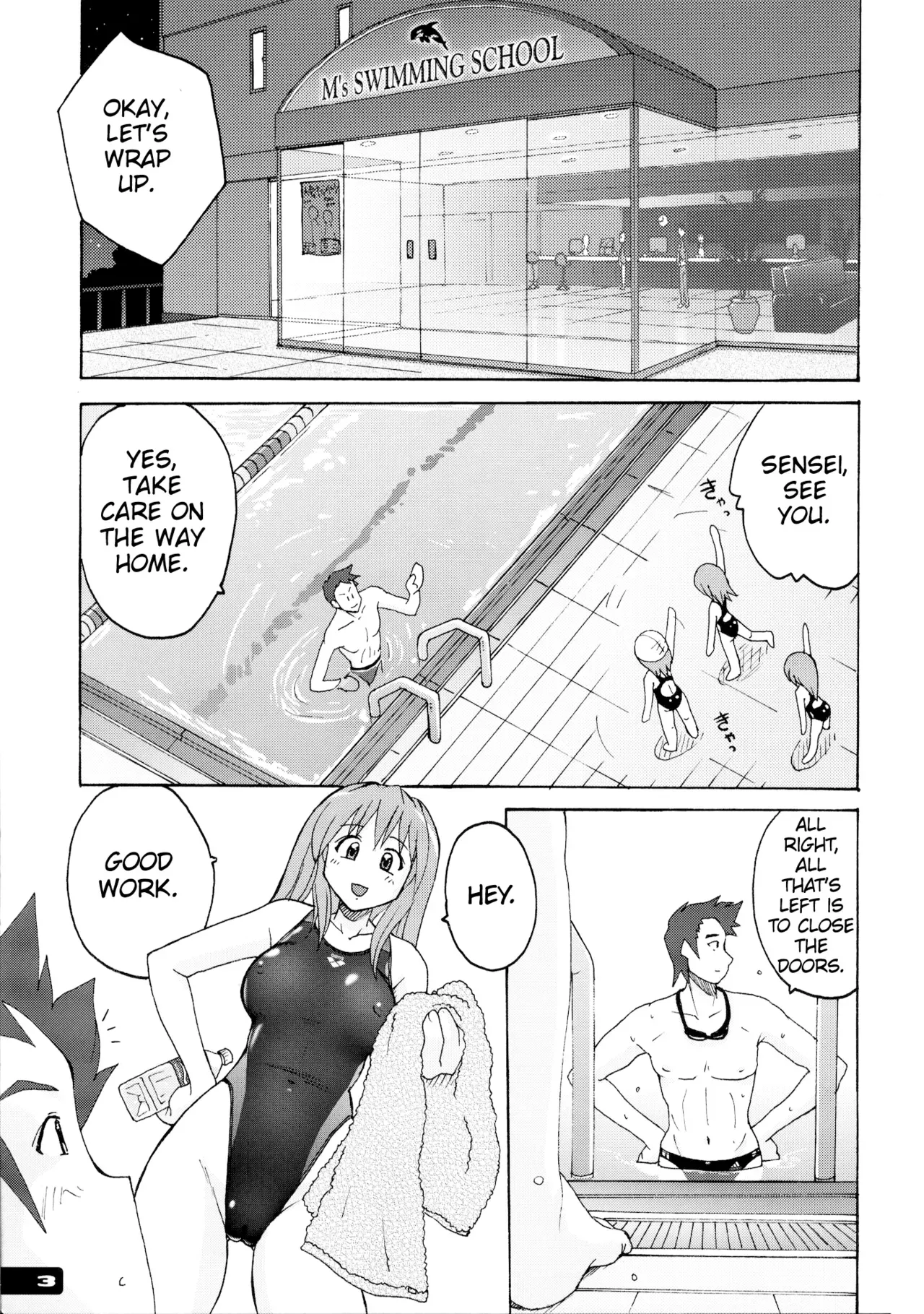 [Nyanko Batake (Murasaki Nyaa)] Pitapita Kyouei Mizugi - for Competition swimsuit fetist & high cut bottoms fleaks 1-3 Soushuuhen [English] [MrBubbles] [Incomplete] - Page 2