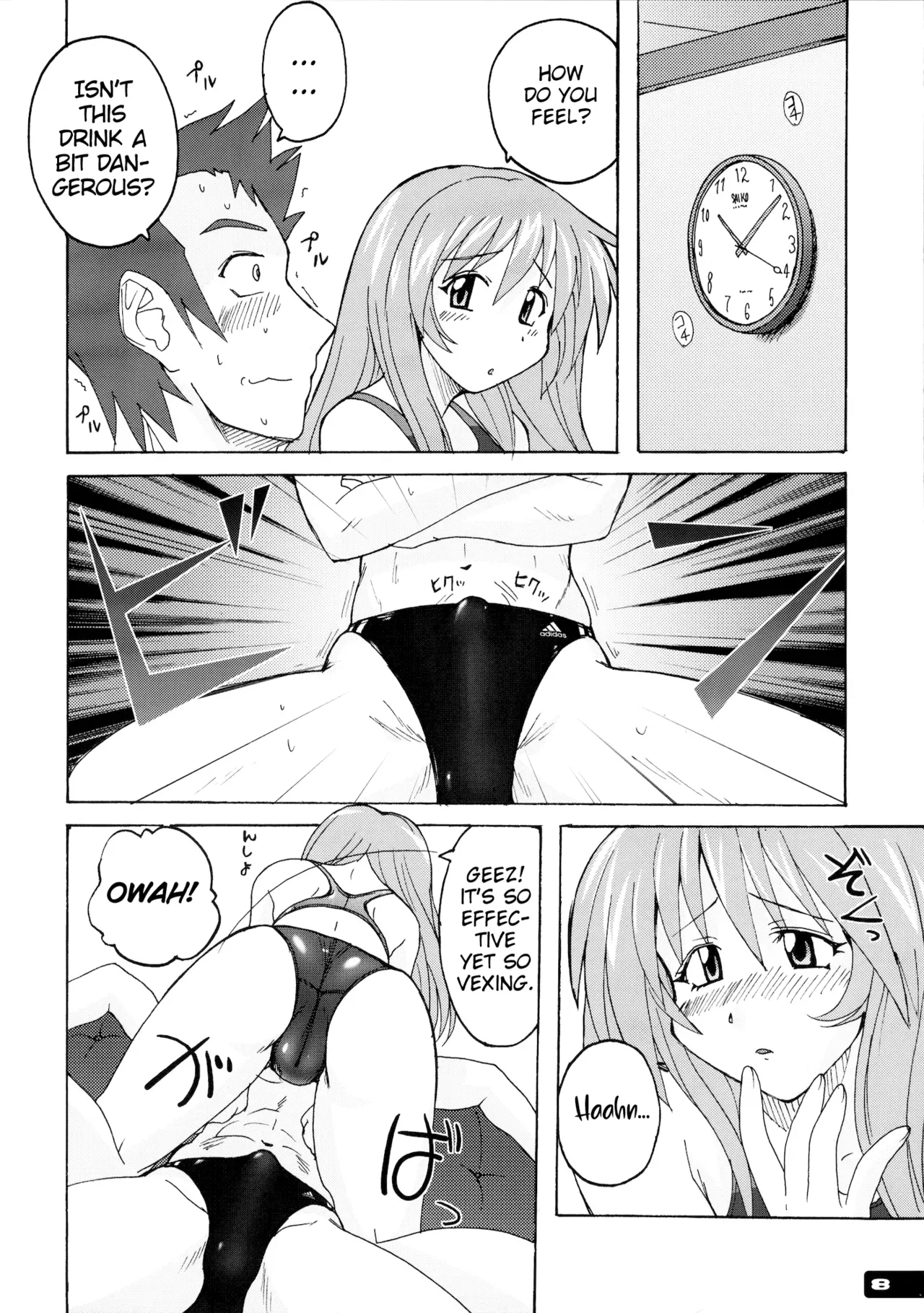 [Nyanko Batake (Murasaki Nyaa)] Pitapita Kyouei Mizugi - for Competition swimsuit fetist & high cut bottoms fleaks 1-3 Soushuuhen [English] [MrBubbles] [Incomplete] - Page 7