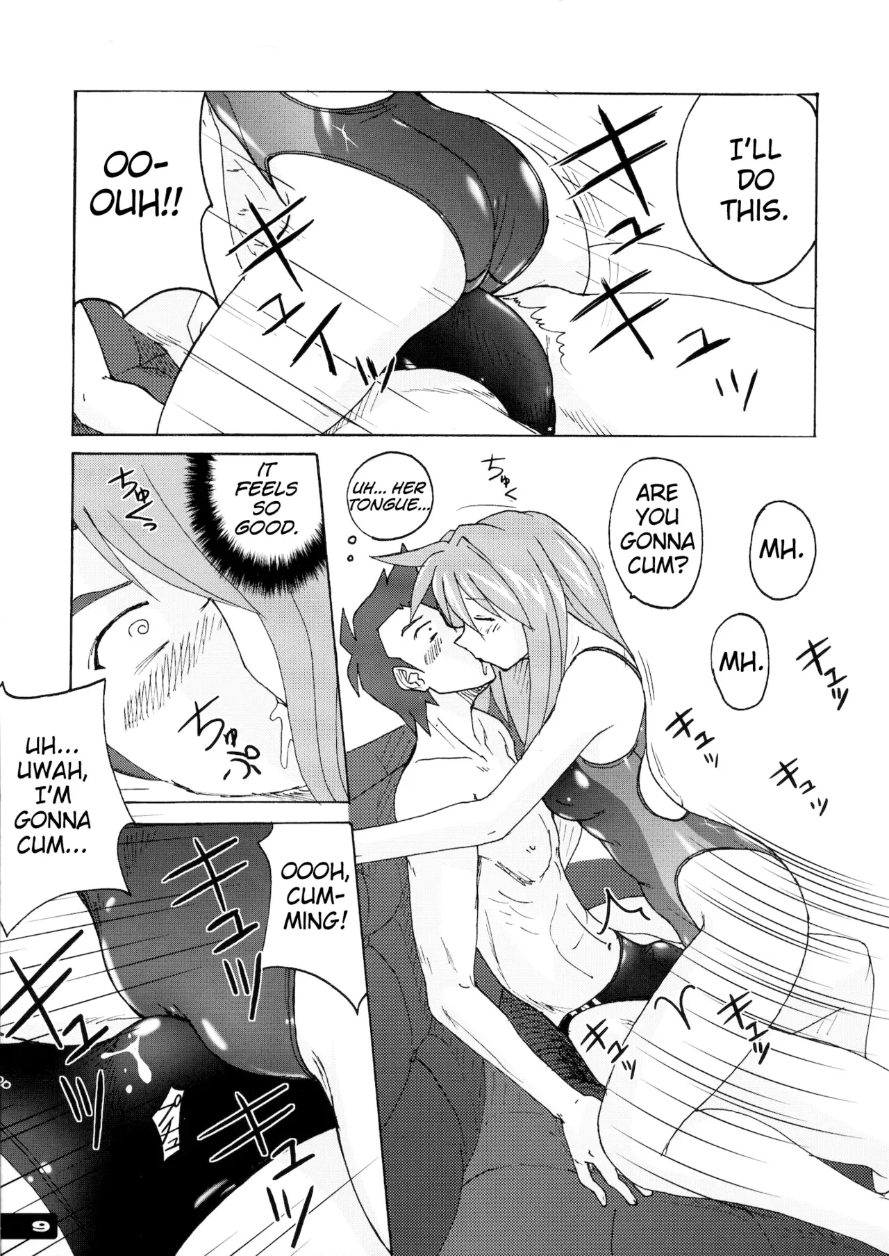 [Nyanko Batake (Murasaki Nyaa)] Pitapita Kyouei Mizugi - for Competition swimsuit fetist & high cut bottoms fleaks 1-3 Soushuuhen [English] [MrBubbles] [Incomplete] - Page 8