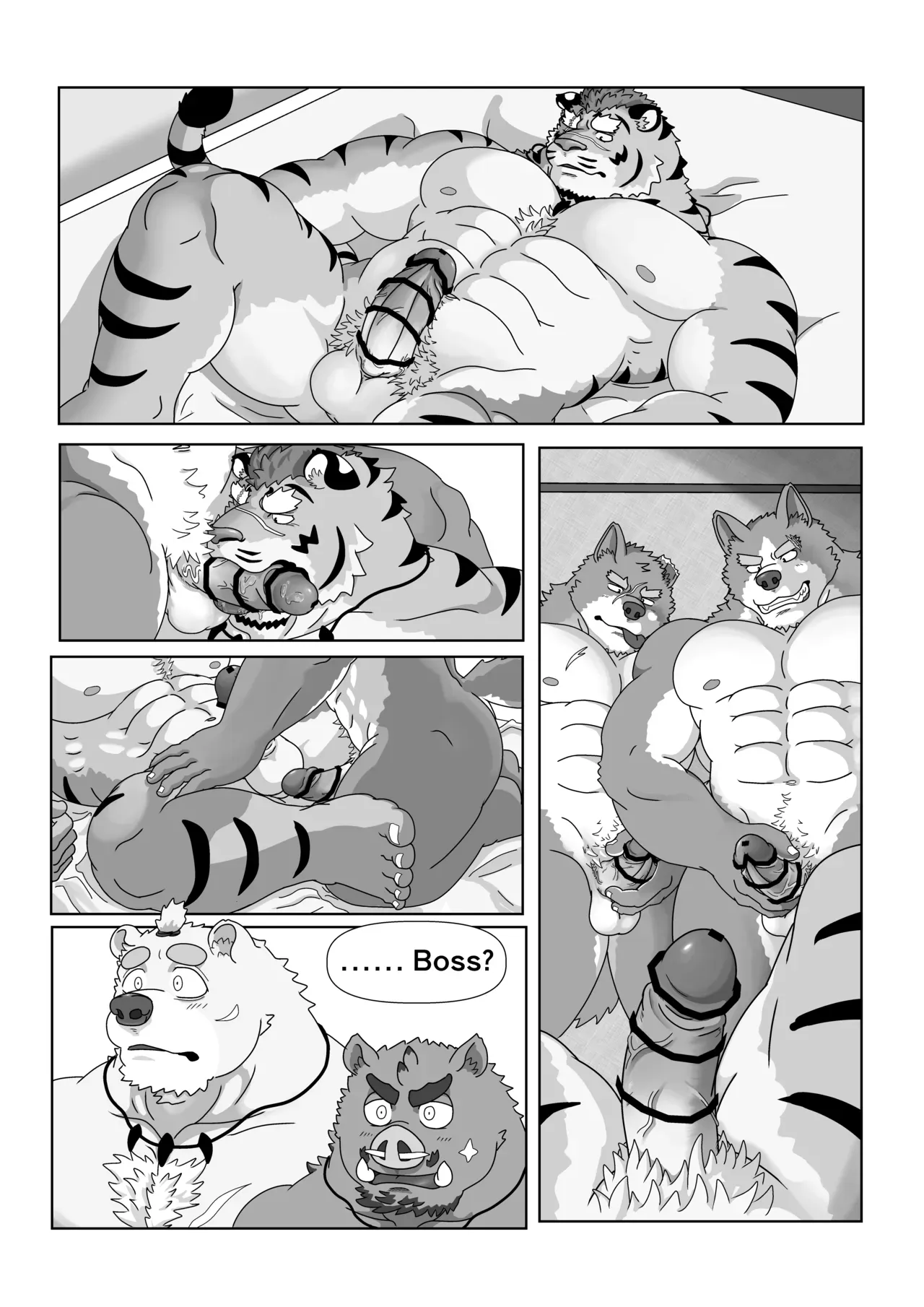 [Warabisuke] The henchmen want to celebrate the boss [English] [Digital] - Page 10
