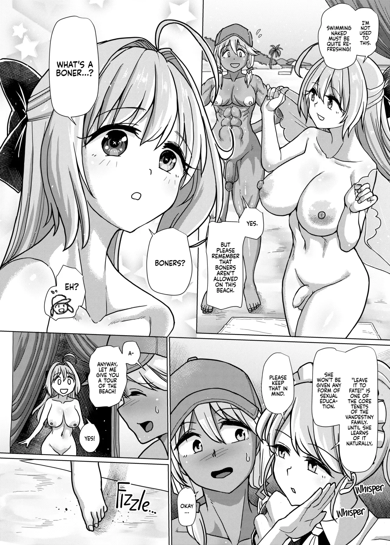 [Aoba Q Madou (Futaba Yodomu)] Futanari Beach Police no Oshigoto | Working at the Futanari Beach Police 3 [English] [2d-market.com] [Decensored] [Digital] - Page 7