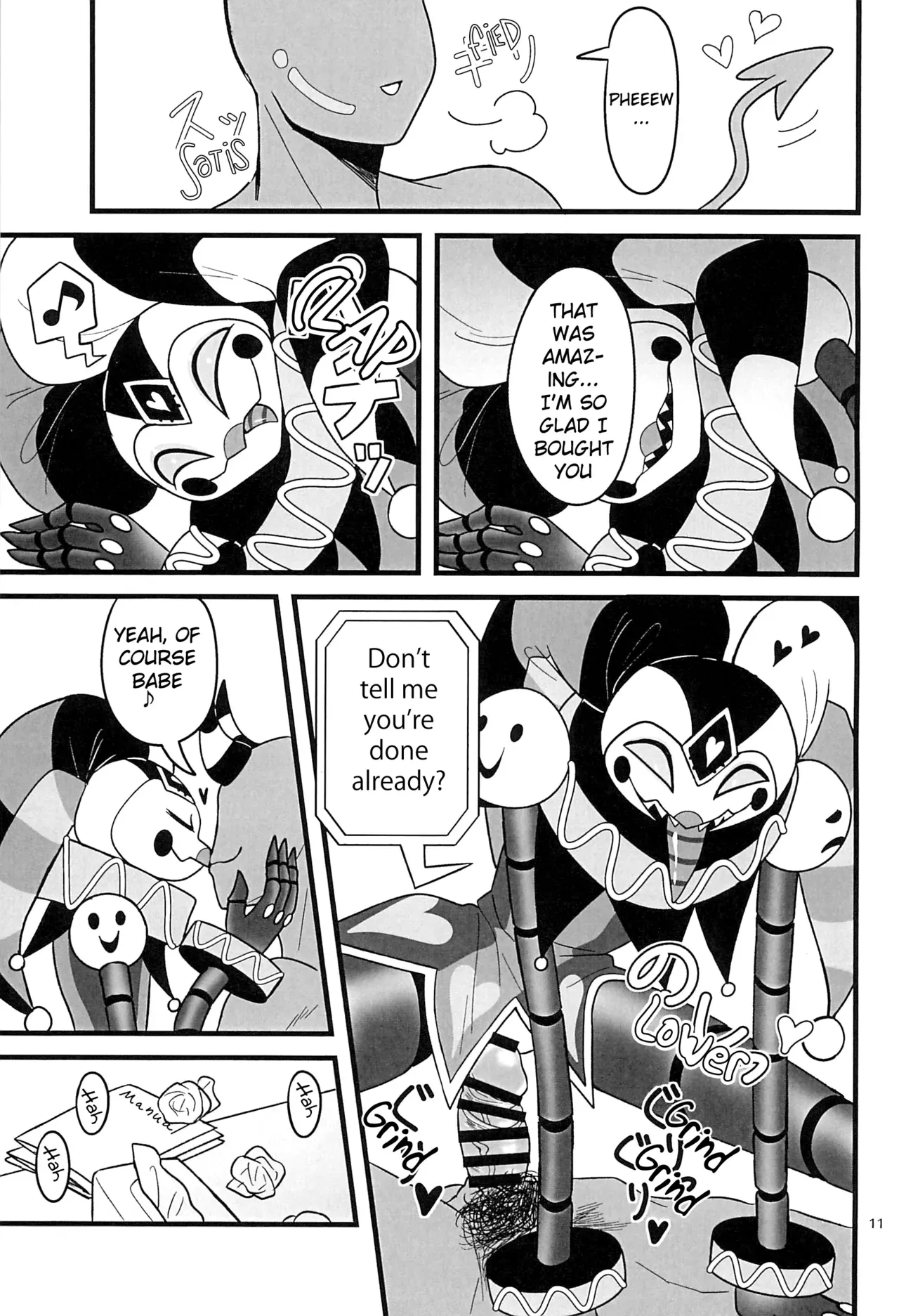 (SUPERTOONMIX2023 Natsu) [Ropobine (Kyou)] RoboFizz to Asobo  | Playing with RoboFizz (Helluva Boss) [English] - Page 10