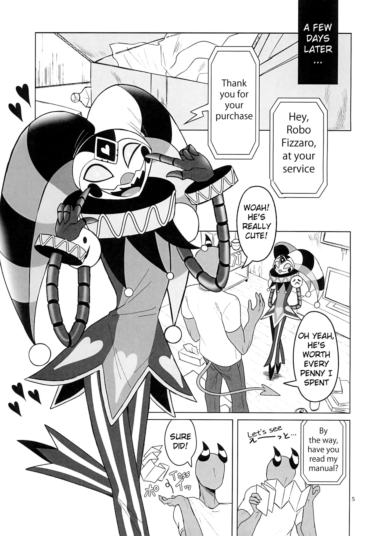 (SUPERTOONMIX2023 Natsu) [Ropobine (Kyou)] RoboFizz to Asobo  | Playing with RoboFizz (Helluva Boss) [English] - Page 4