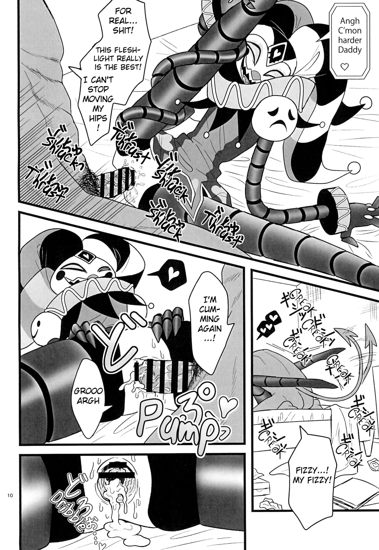 (SUPERTOONMIX2023 Natsu) [Ropobine (Kyou)] RoboFizz to Asobo  | Playing with RoboFizz (Helluva Boss) [English] - Page 9