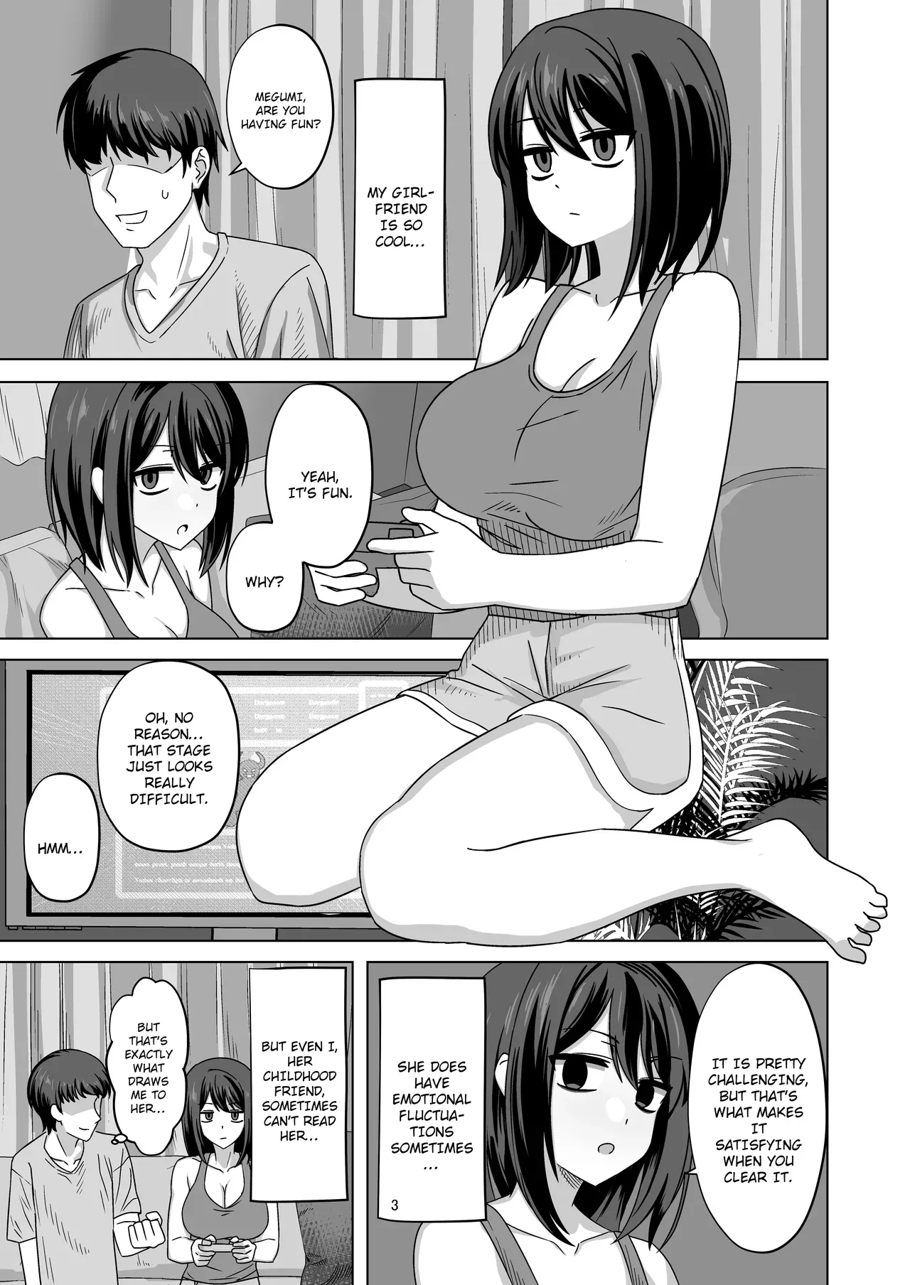 [Enari] Muhyoujou-kko Netorase Takuran | Poker Faced Girlfriend's Cuckolding and Breeding [English] - Page 3