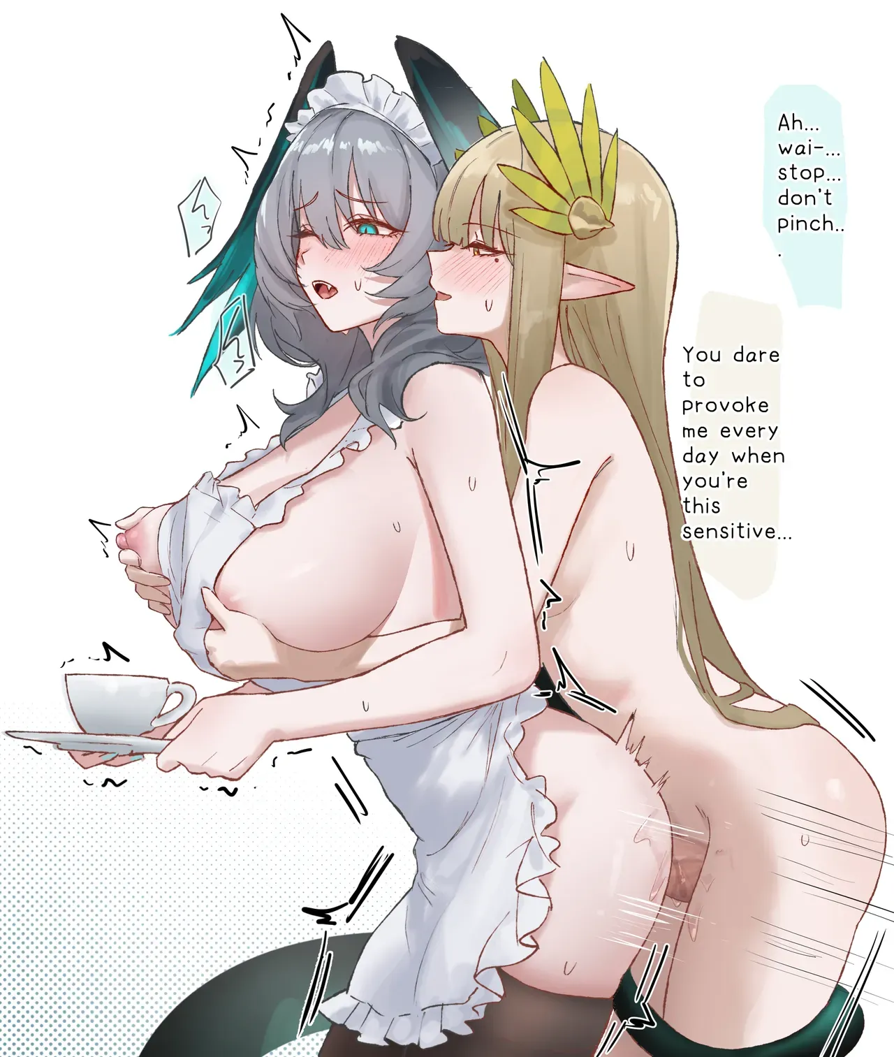 [uof] お嬢様と蛇メイド（？）Part 1-2 [FANBOX] Original Uncensored - Page 3