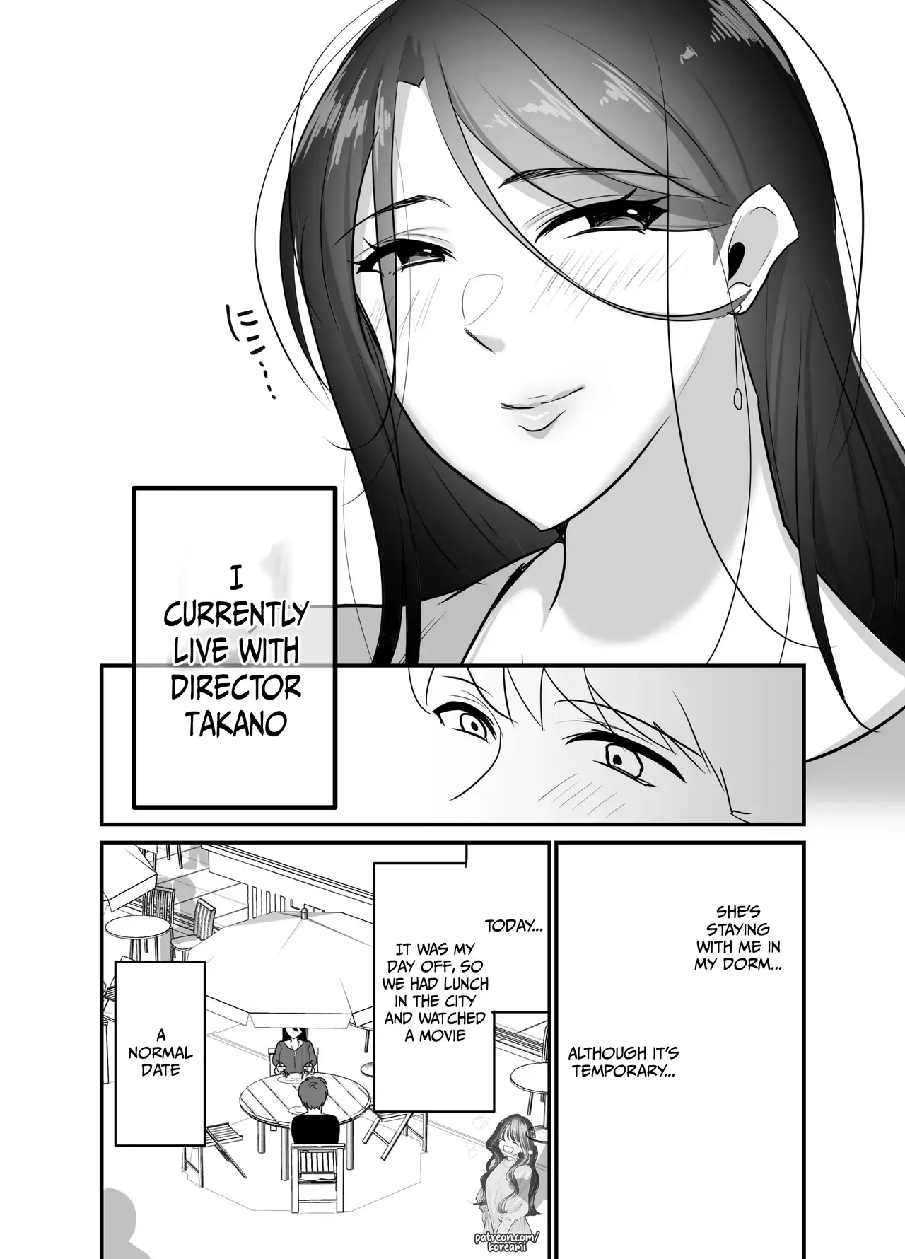[Botamochi] Masaka Ano Oni Joushi ga Ore no SeFri ni Naru nante... 3 ~Joushi to Himitsu no Amaama Noumitsu Dousei Seikatsu~ | I never thought that diabolical boss would become my sex friend 3 [English] - Page 3