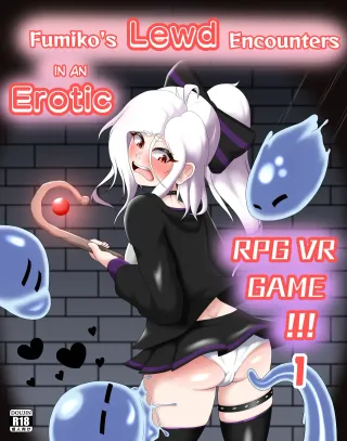 [Hoonter] Fumiko's Lewd Encounters in an Erotic RPG VR Game!!! [English] cover