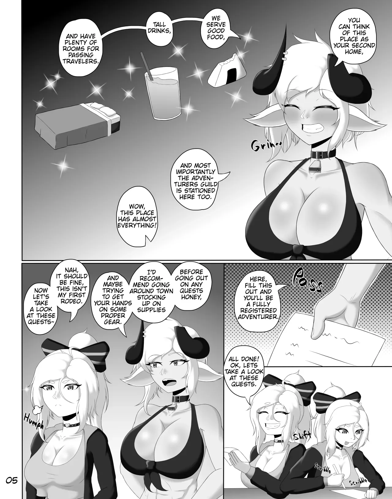 [Hoonter] Fumiko's Lewd Encounters in an Erotic RPG VR Game!!! [English] - Page 7