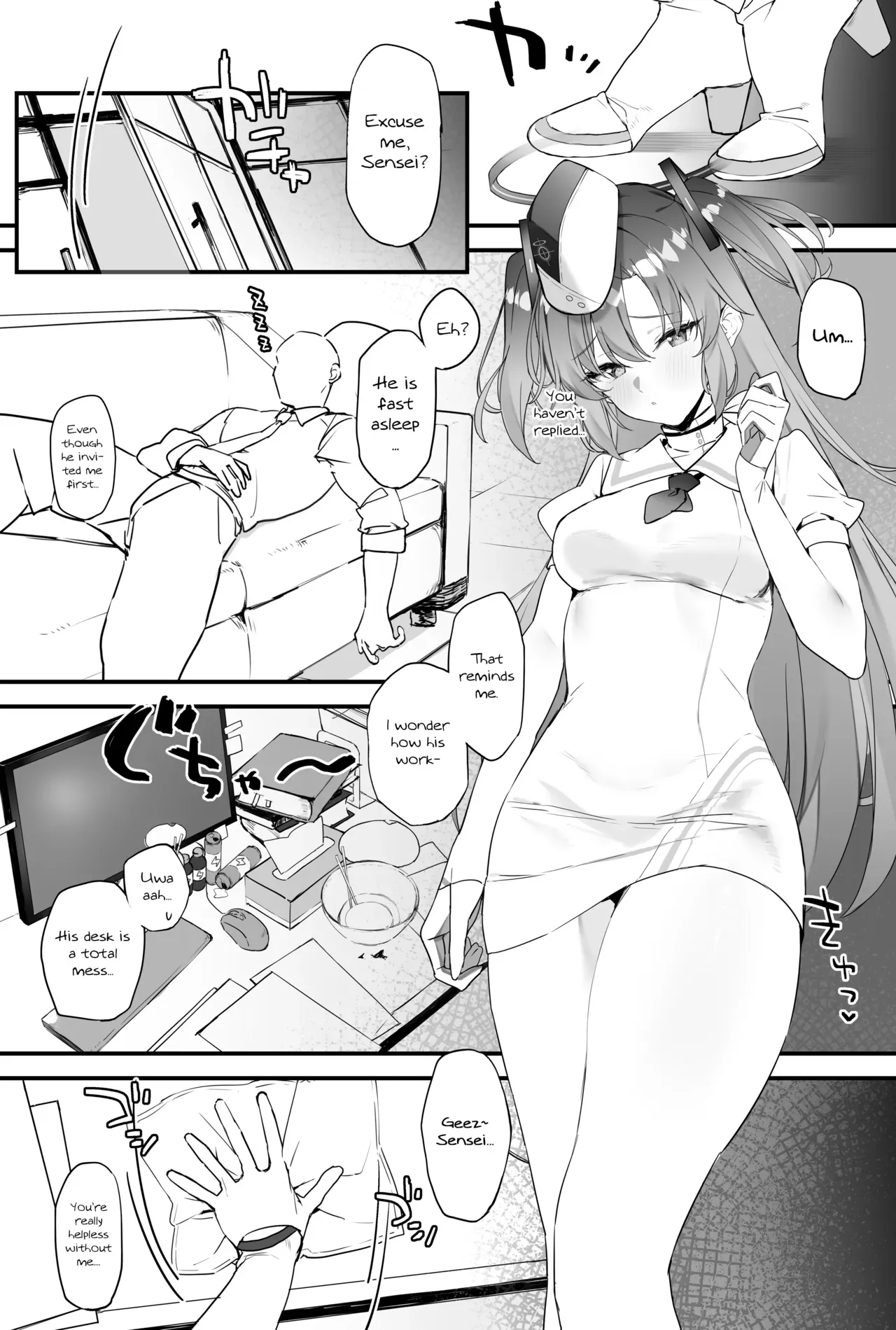 [remora field (remora)] Yuuka-chan to Ichaicha Suru Hon | A book of getting lovey-dovey with Yuuka-Chan (Blue Archive) [English] [DeppoTL] [Digital] - Page 4