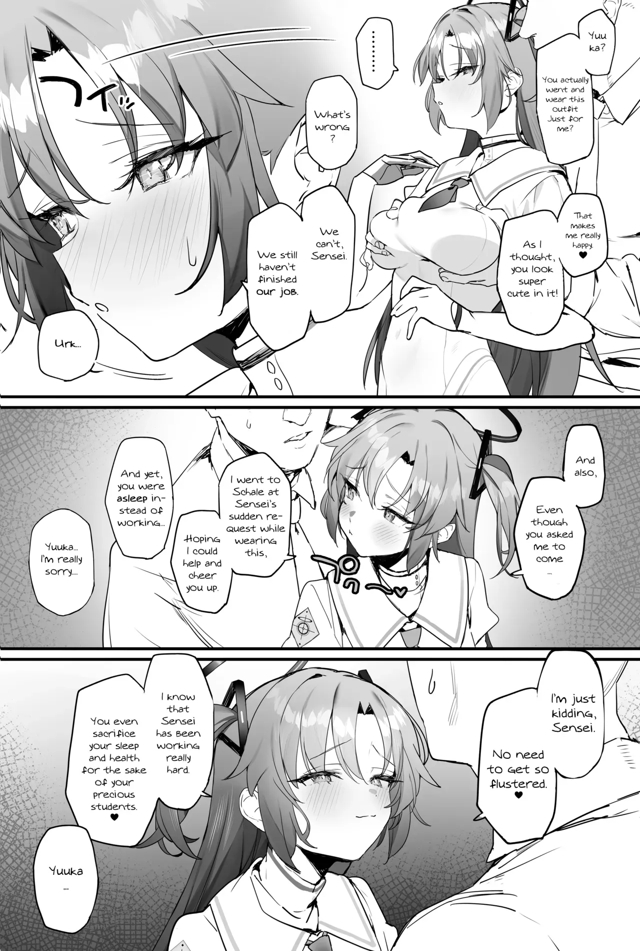 [remora field (remora)] Yuuka-chan to Ichaicha Suru Hon | A book of getting lovey-dovey with Yuuka-Chan (Blue Archive) [English] [DeppoTL] [Digital] - Page 6