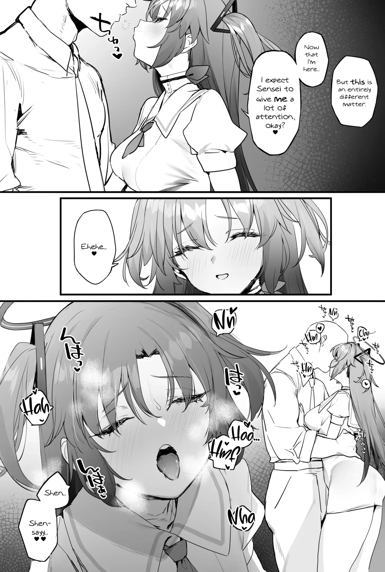 [remora field (remora)] Yuuka-chan to Ichaicha Suru Hon | A book of getting lovey-dovey with Yuuka-Chan (Blue Archive) [English] [DeppoTL] [Digital] - Page 7