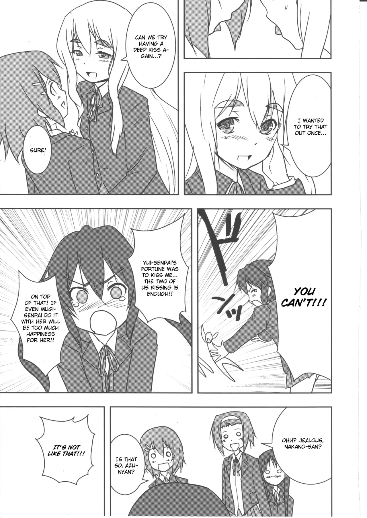 (C79) [Stratosphere (Urutsu Sahari)] Kisu suru!! (K-ON!) [English] - Page 8