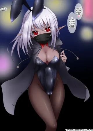 [MYU] Kawamono Dark Elf No Futanari Bunny Ni Kanyuu Sareru | Skinsuit: Solicitation From A Dark-Elf Futanari Bunny [English] [Caffeine Snek] cover