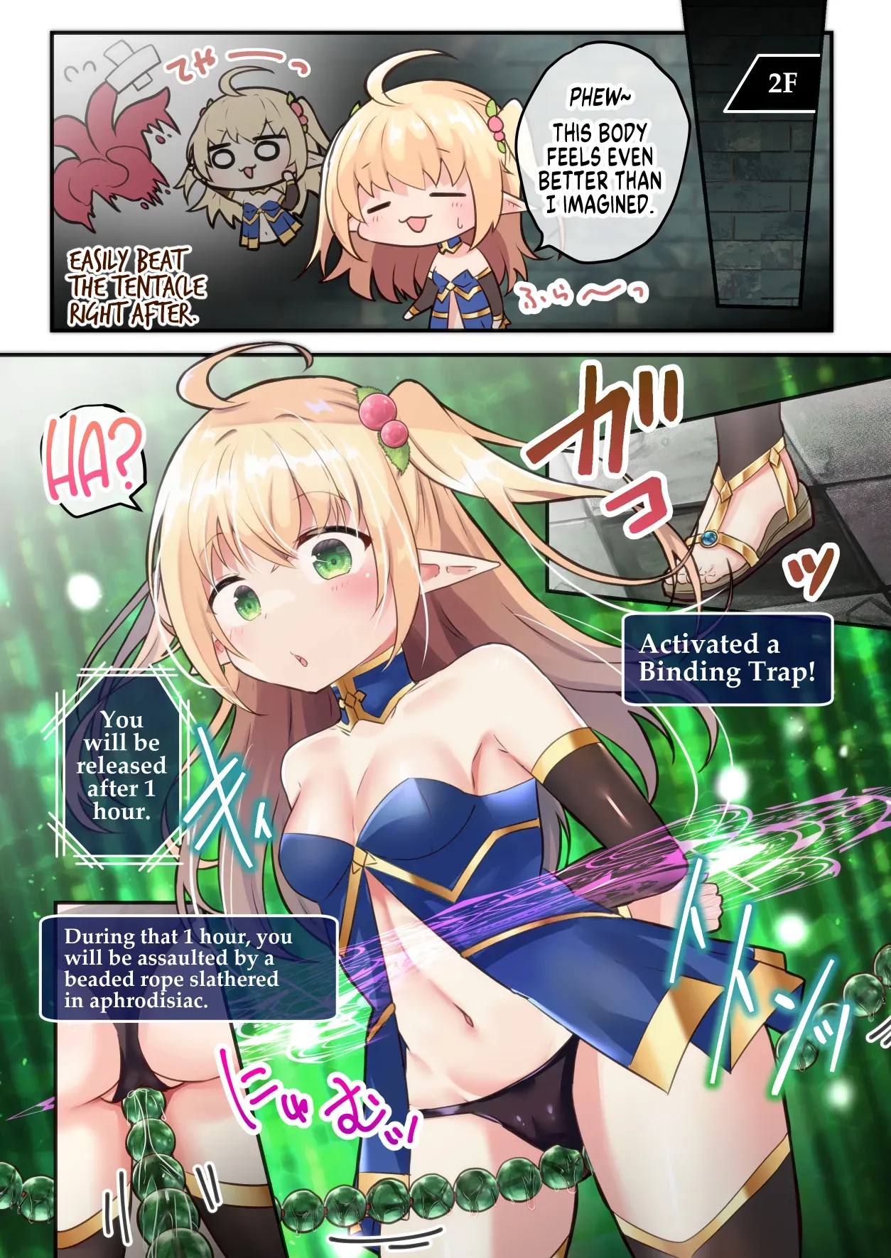 [Yumemimochi Honpo (Bangetsu Setsuka)] Sekkaku Eroge ni TS Tensei Shita node Ero Trap Dungeon ni Mogurimasu | I Finally Got TS Reborn in a Porn Game and Dove Right into its Ero Trap Dungeon! [English] [GTF] [Digital] - Page 10