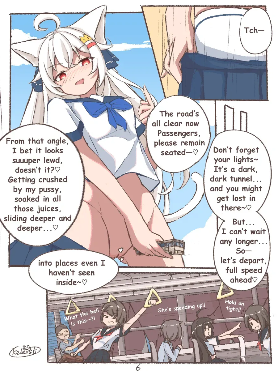 [Kelerst] Kyodai Nekomimi-chan no Machi Asobi | Giant Nekomimi-chan's City Playtime [English] - Page 7