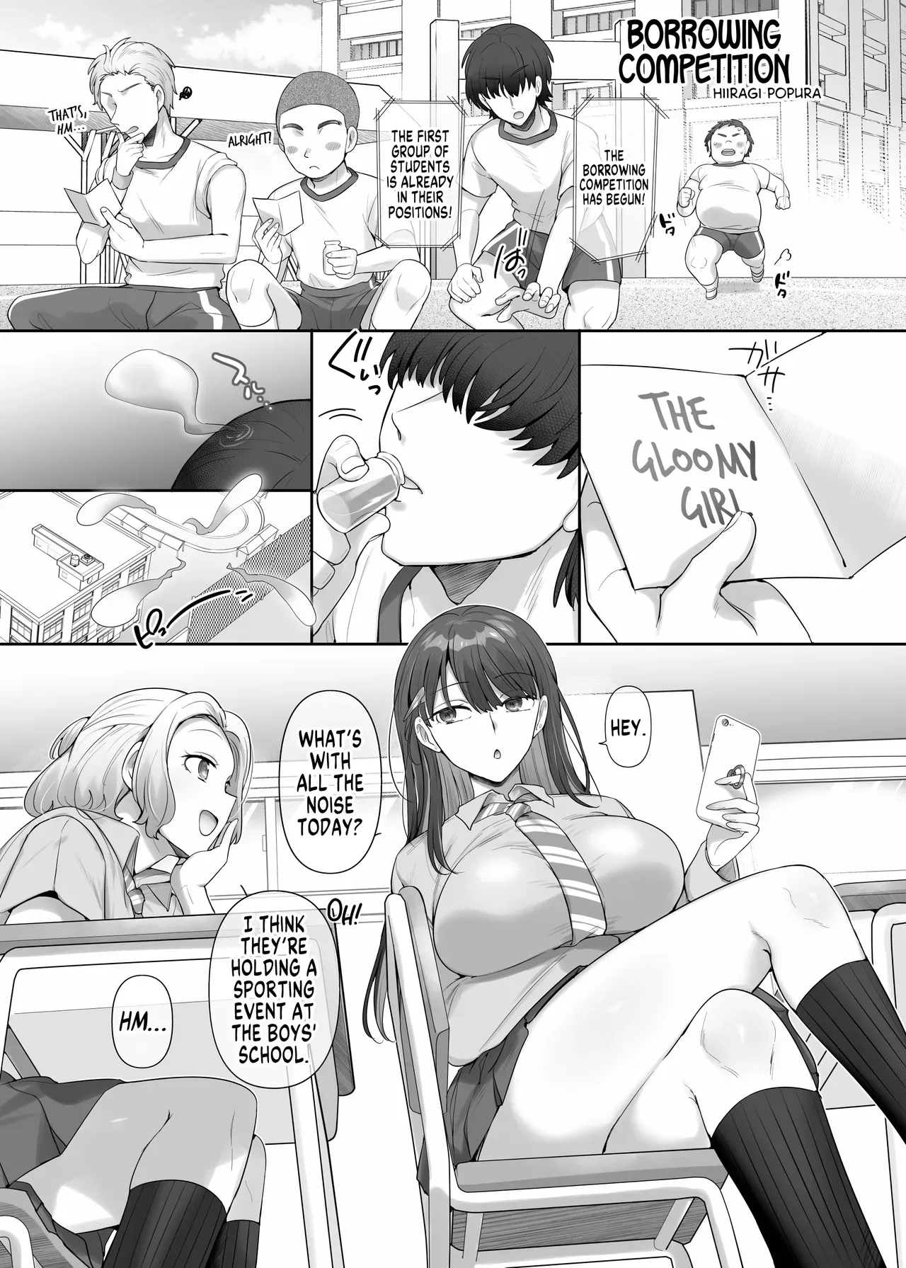 [Hyoui Lover (Hiiragi Popura)] Karimono Kyousou | Borrowing Competition (Hyoui Catalog ~Onna no Karada ga Nottorare Makuru Godou Hon~) [English] [GTF] - Page 1