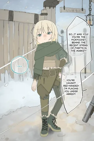 [Sena] Namaikina Suri no Onnanoko ga Heishi ni Toraerarete Zenra ni Mukareru Made I The thief girl is stripped naked [English] cover