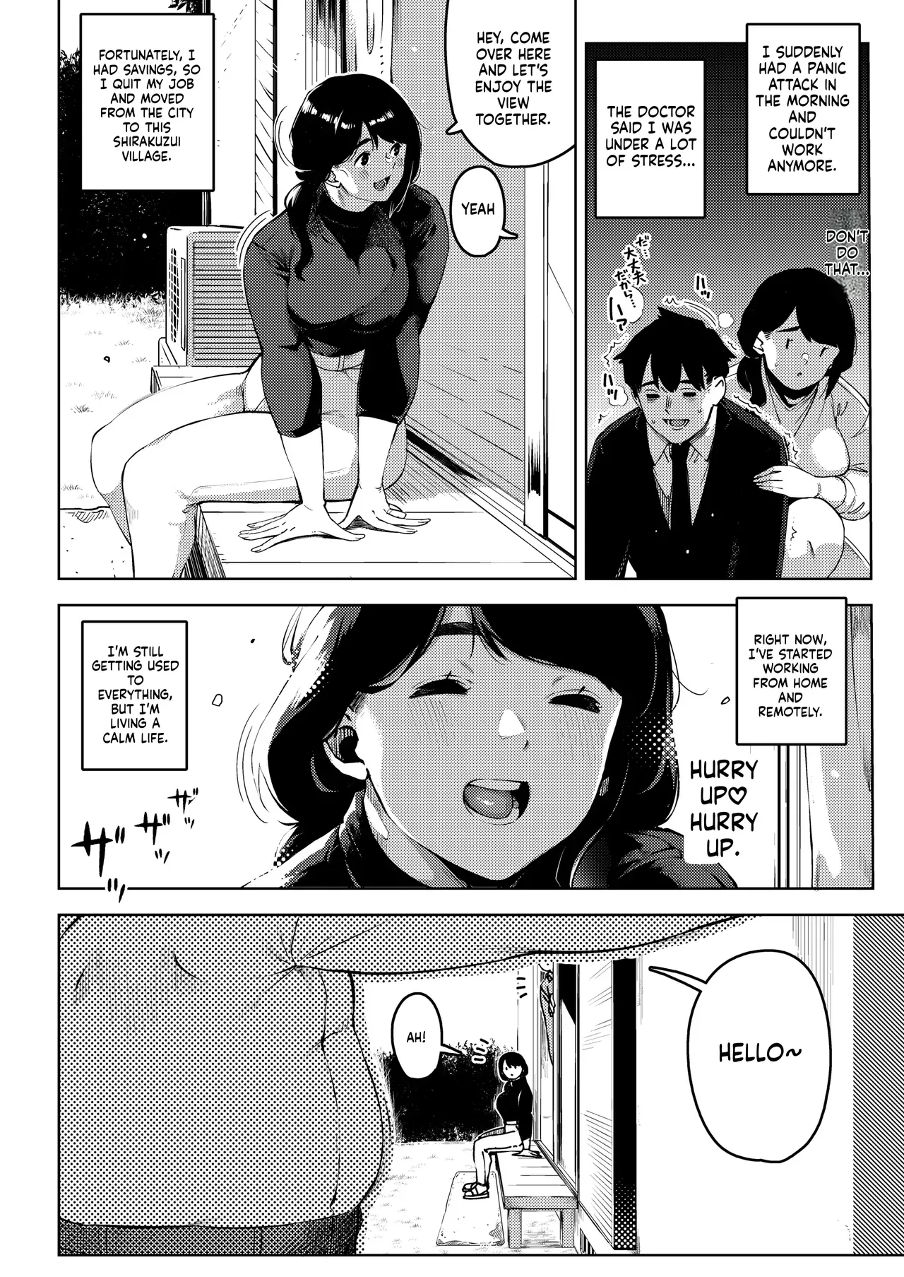 [Osaru no Noumiso (Rocket Monkey)] Shinen ni Makareru -Hitozuma Saimin Netorare- [English] [MTL] - Page 3