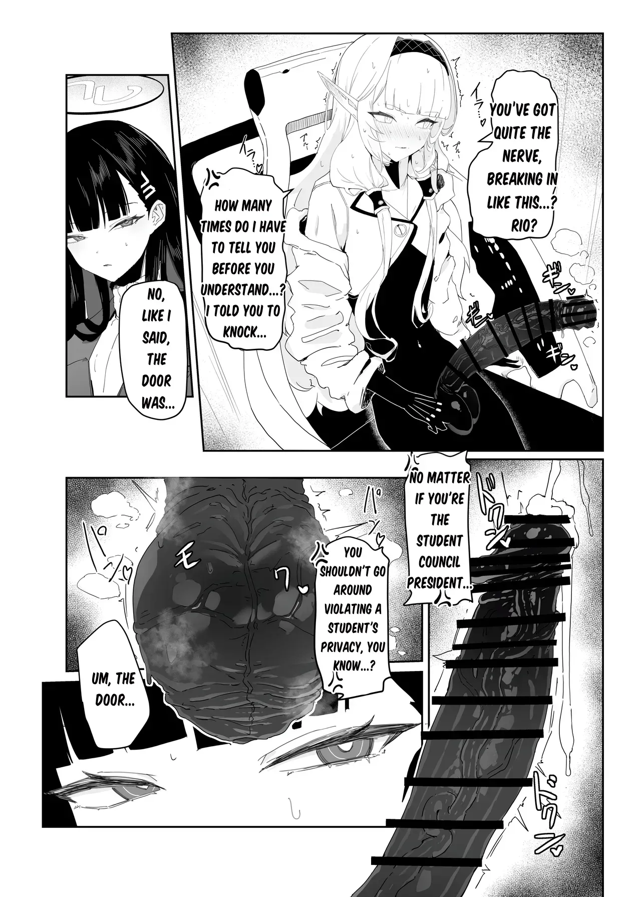 [Moujou Ishiki (Canvas Solaris)] Zenchinpo | Omni-Dick (Blue Archive) [English] - Page 6