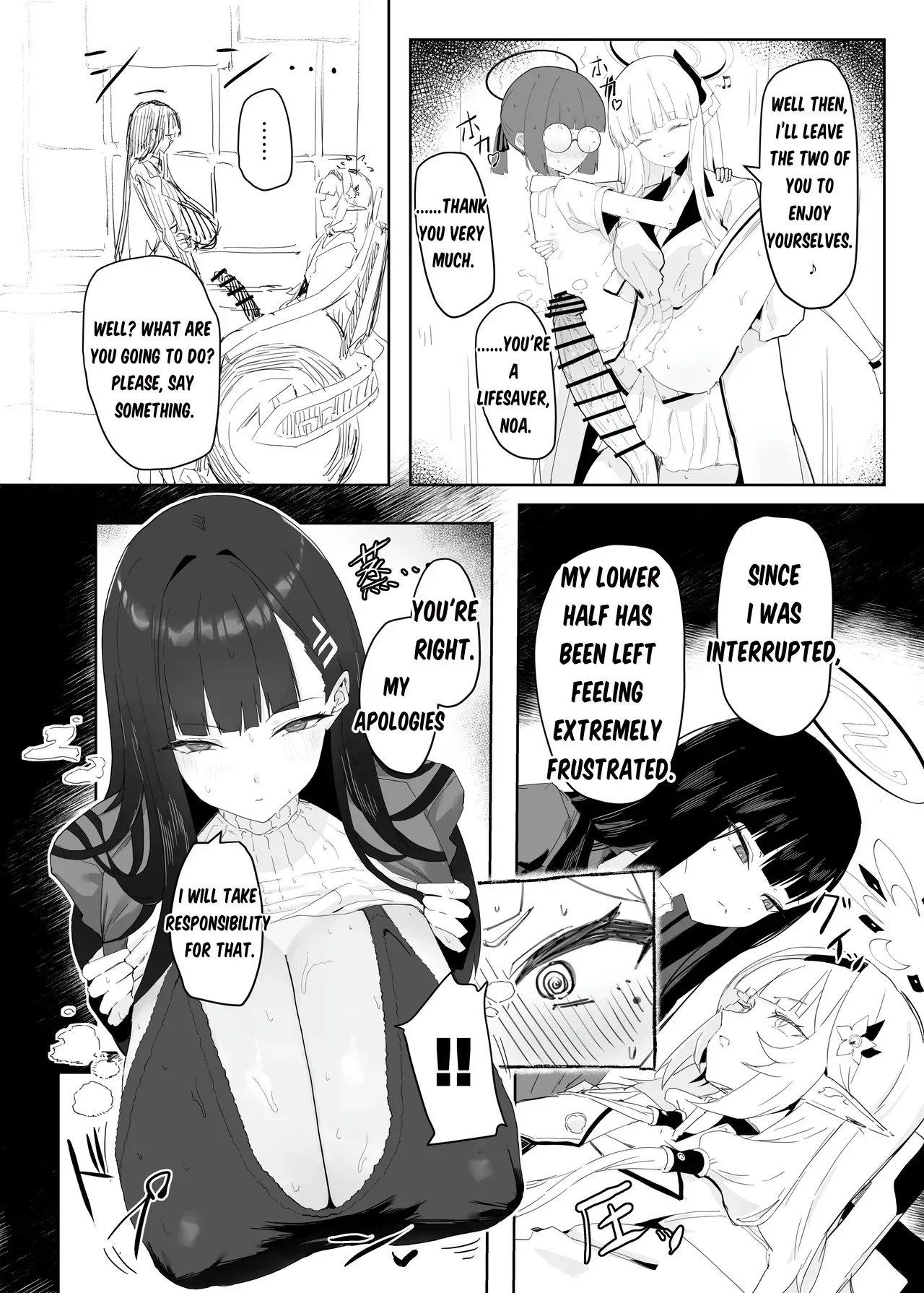 [Moujou Ishiki (Canvas Solaris)] Zenchinpo | Omni-Dick (Blue Archive) [English] - Page 8
