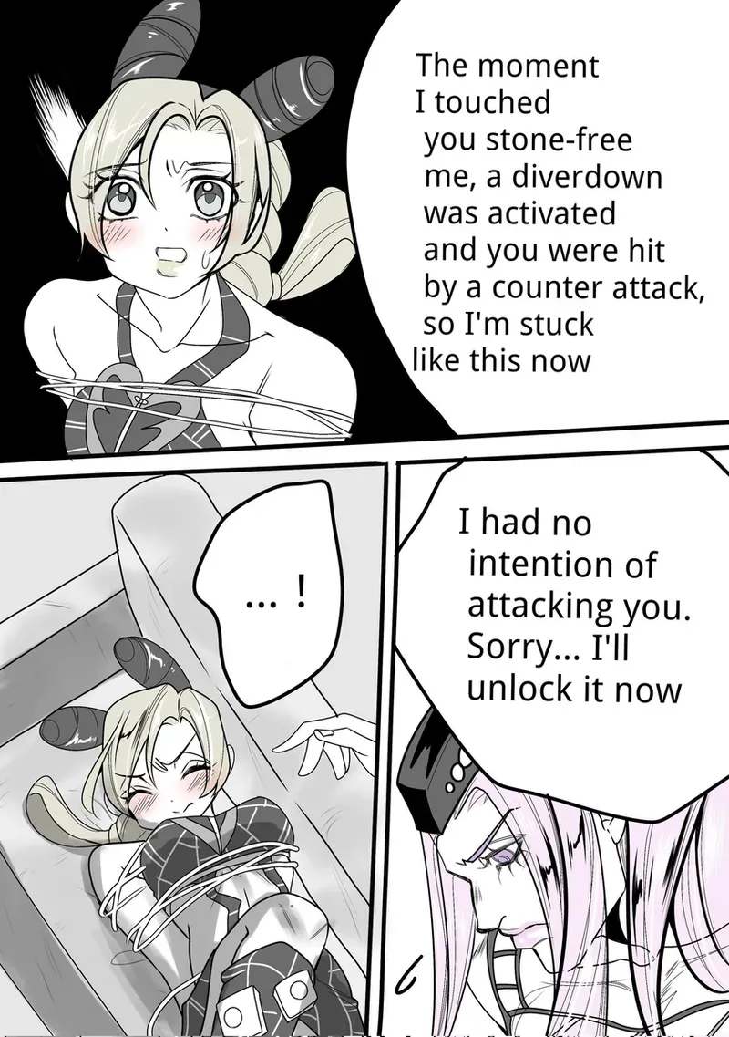 [A Umadzura.] (1)Anna Sui and Jo Lun's manga f(JoJo's Bizarre Adventure) - Page 8