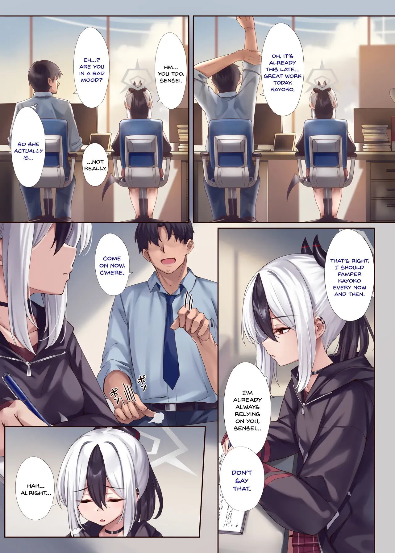 [KS' Works (KS)] MONOCHROME AFFECTION II (Blue Archive) [English] [SDTLs] [Digital] - Page 4