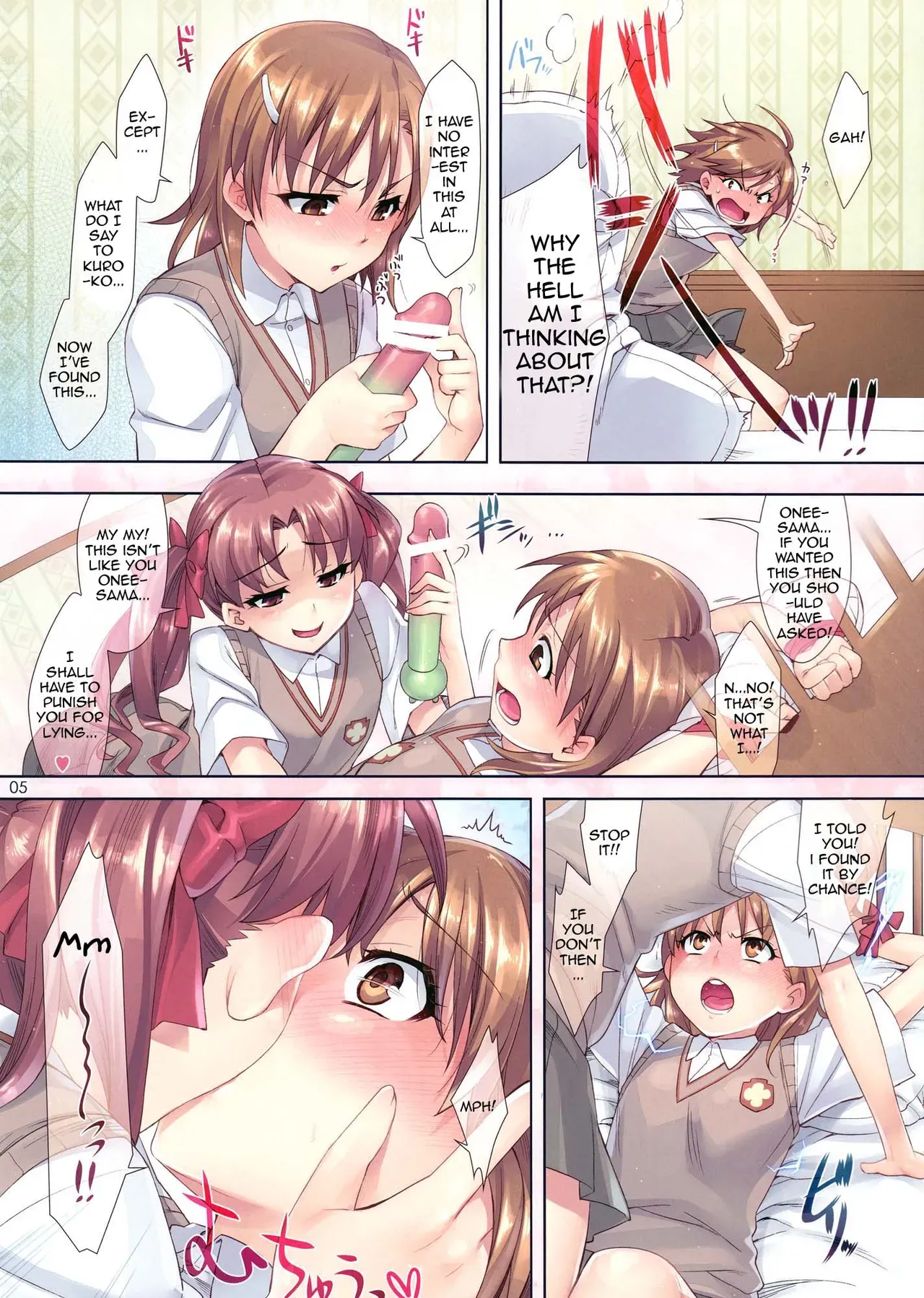 (COMIC1☆4) [ReDrop (Miyamoto Smoke, Otsumami)] Mousou Railgun (Toaru Kagaku no Railgun) [English] {doujin-moe.us} - Page 5