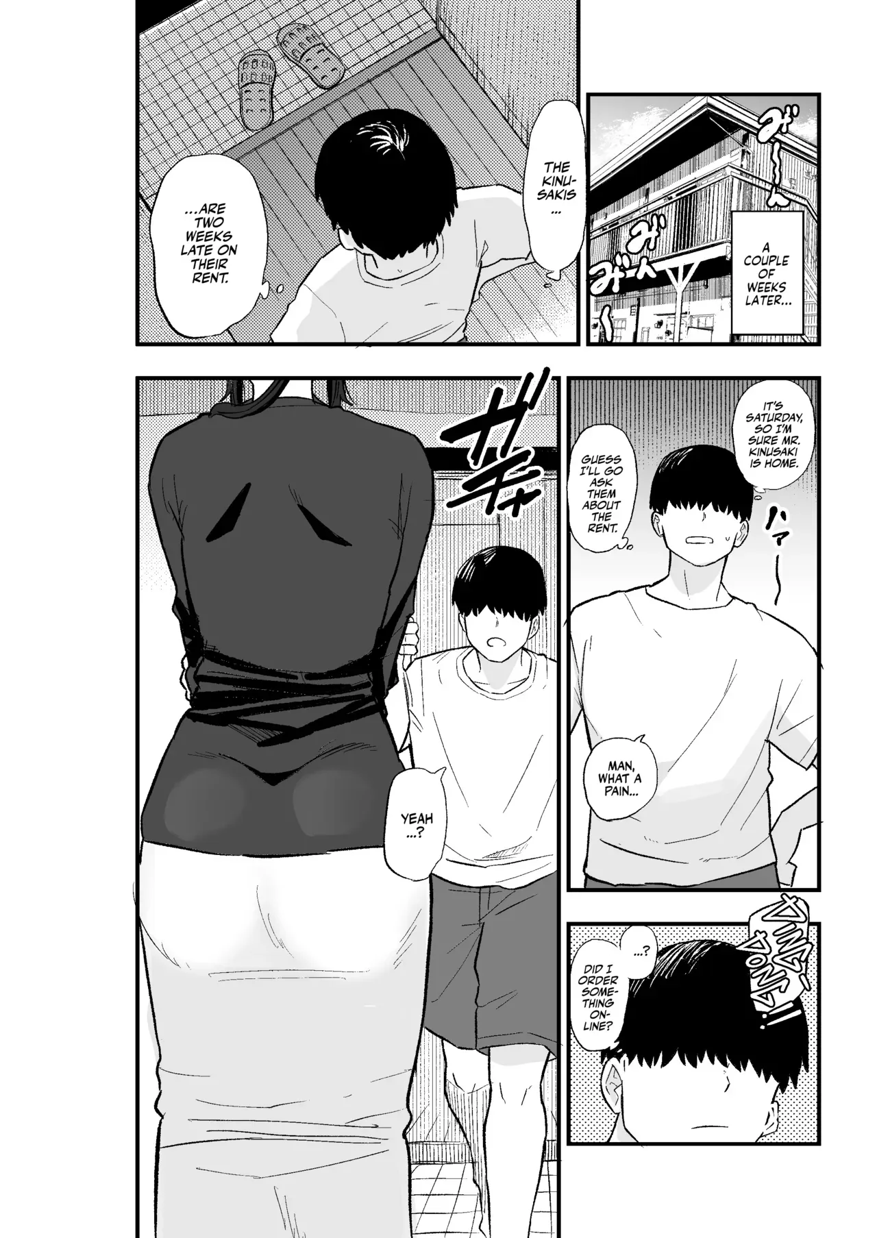 [Kamejirouya-san (Kametaro)] Taihai Tsuma: Taihaikei Hitotsuma o Yachin Kawari ni Koki Tsukaeru Hanashi | Slutty Wife! [English] [Team Rabu2] - Page 9