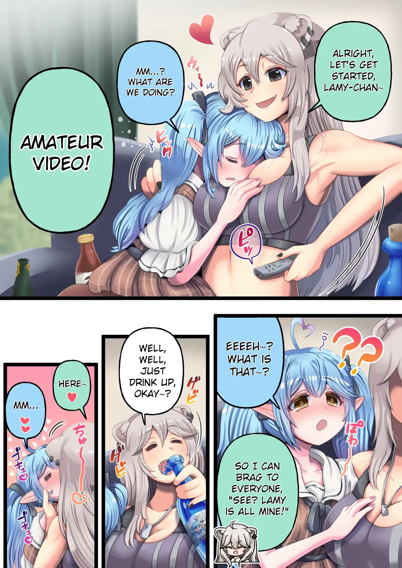 [Minominiya (Minomini)] Futashishi x Lamy  ♥Amateur Edition ♥ (Shishiro Botan, Yukihana Lamy) - Page 3