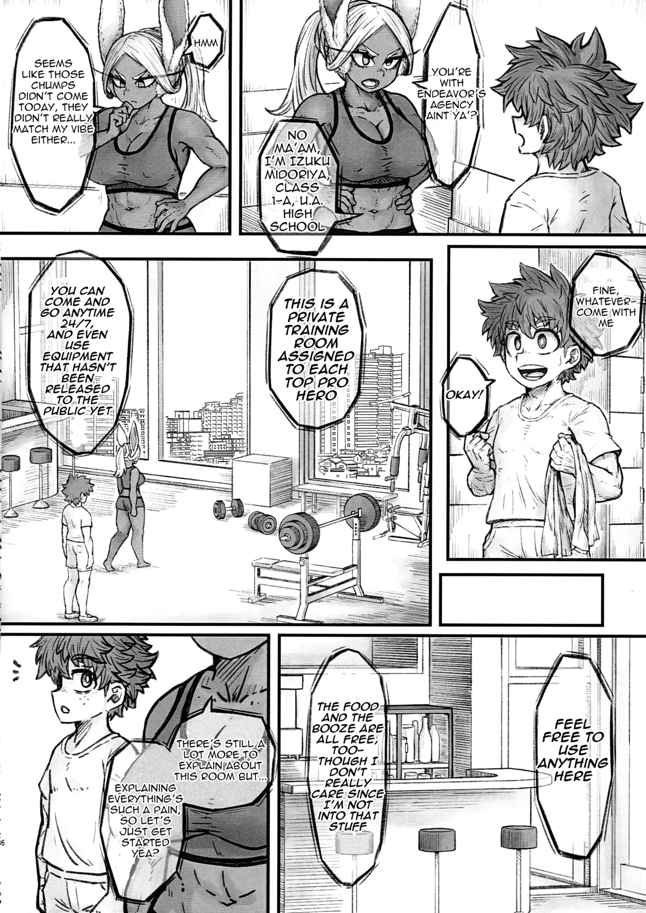 (C104) [Barashio no Kai (saltydanshark)] MIRKO'S ESTRUS MUSCLE TRANING (Boku no Hero Academia) [English] - Page 5